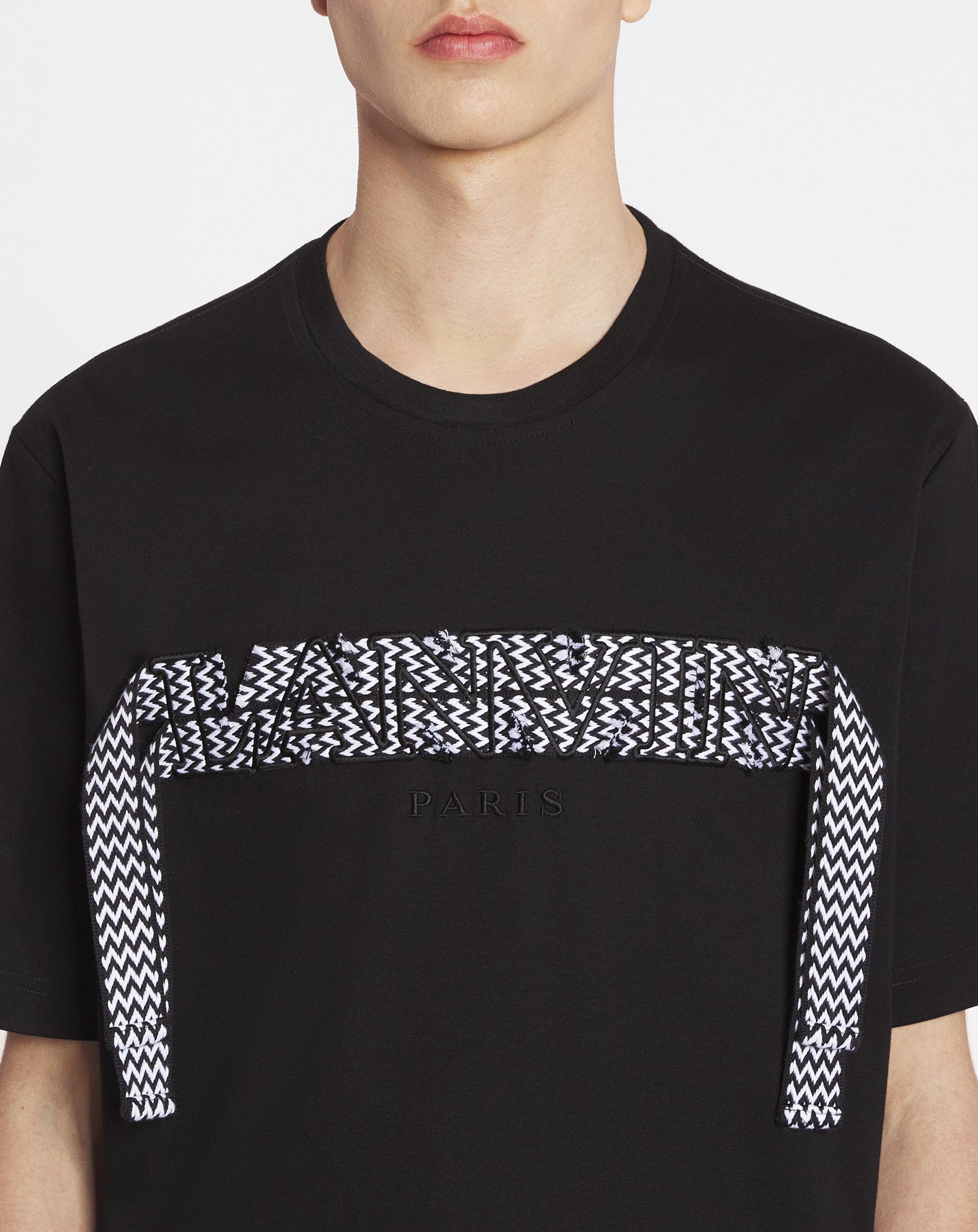 LANVIN CURB LACE CLASSIC T-SHIRT - 5