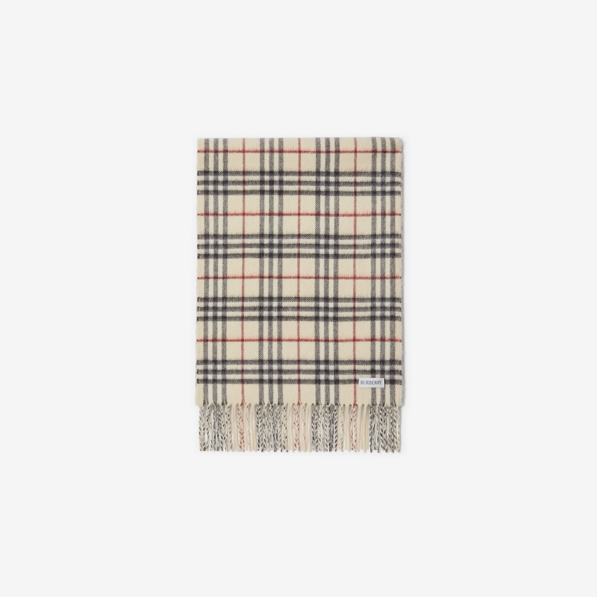 Check Cashmere Reversible Scarf - 3