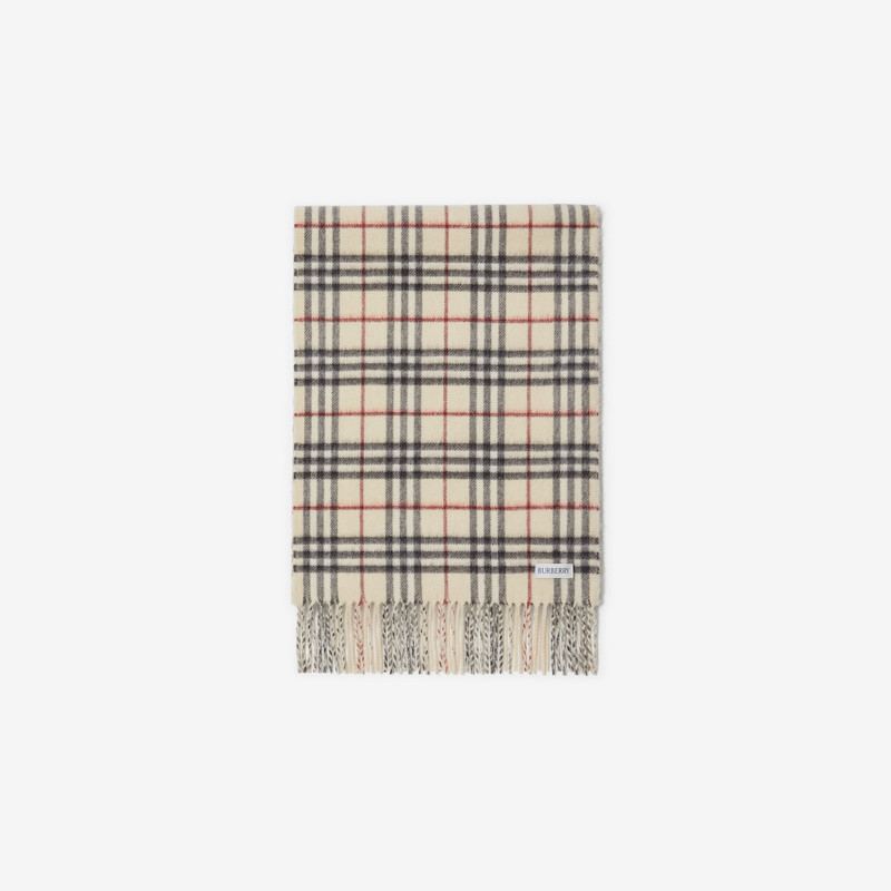 Check Cashmere Reversible Scarf 3