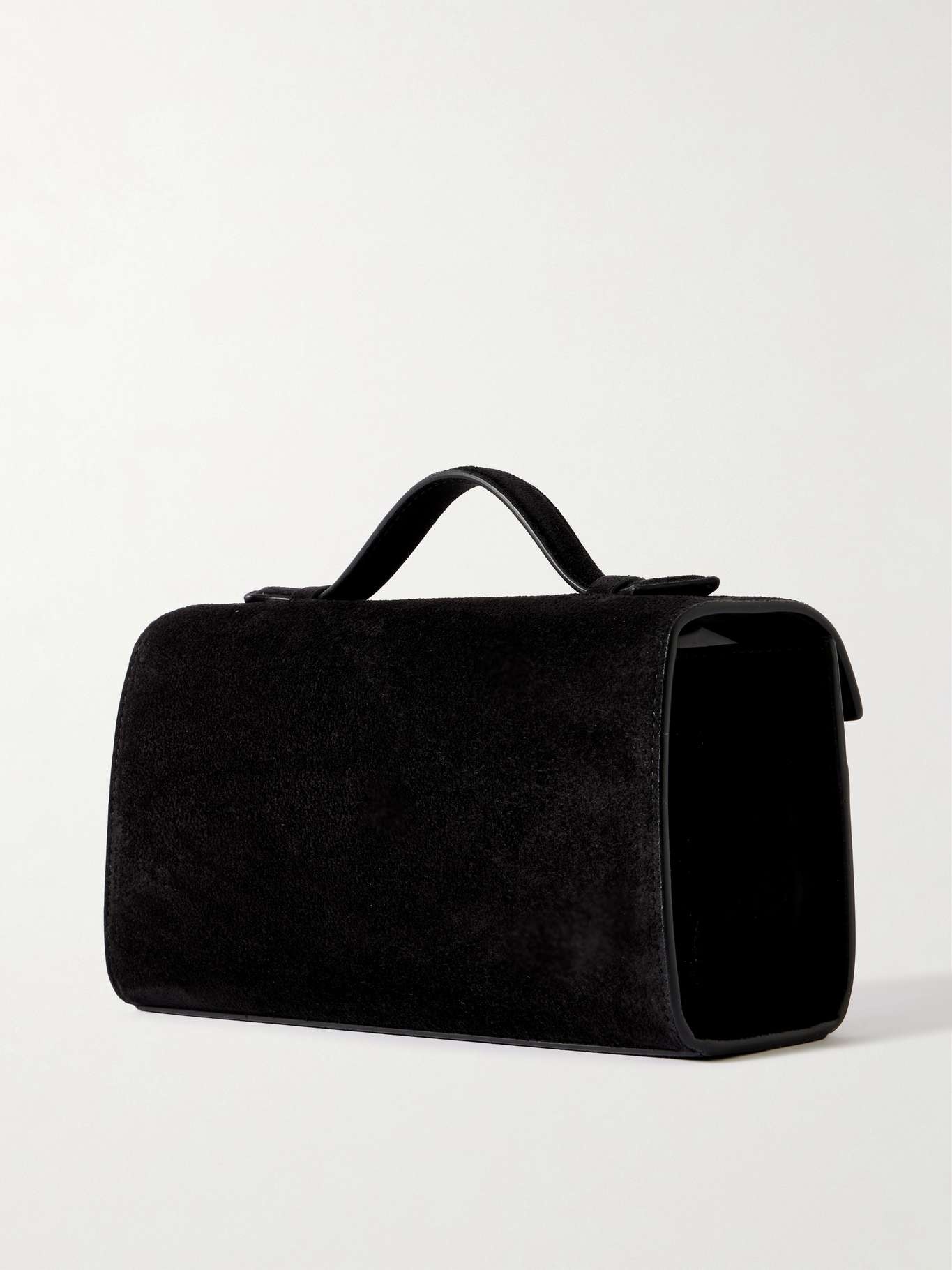 Symmetry Pochette suede tote Black - 3
