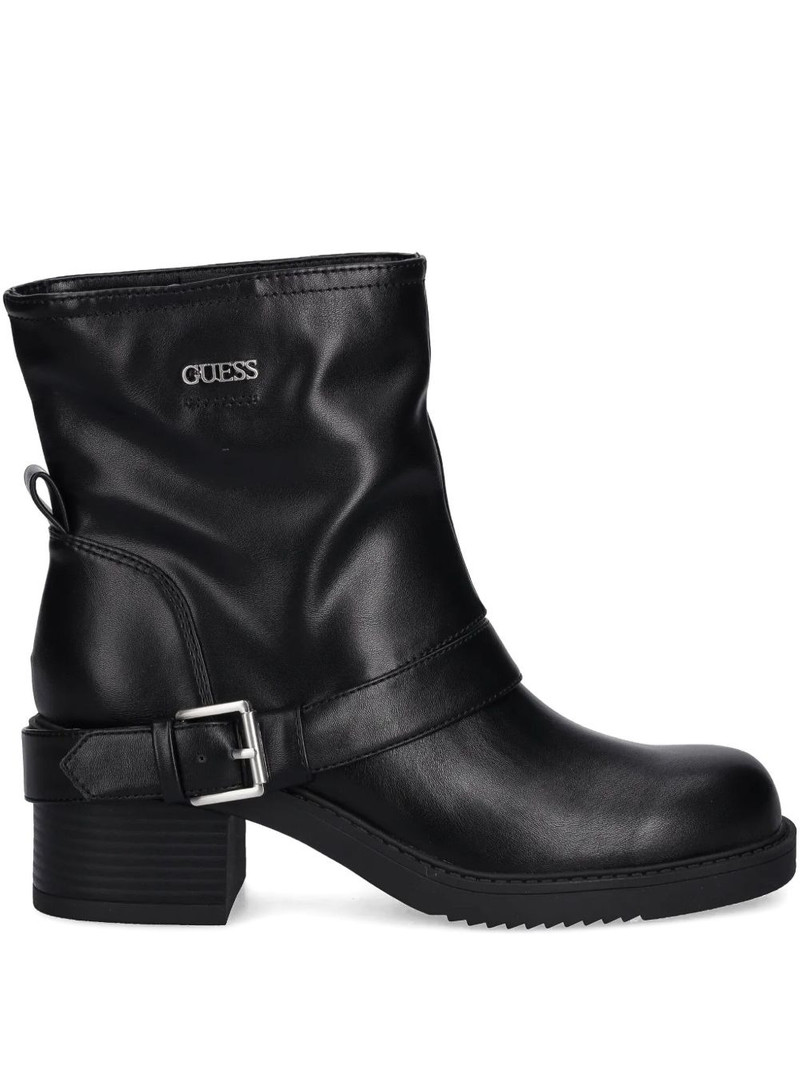 buckled-strap ankle boots 1