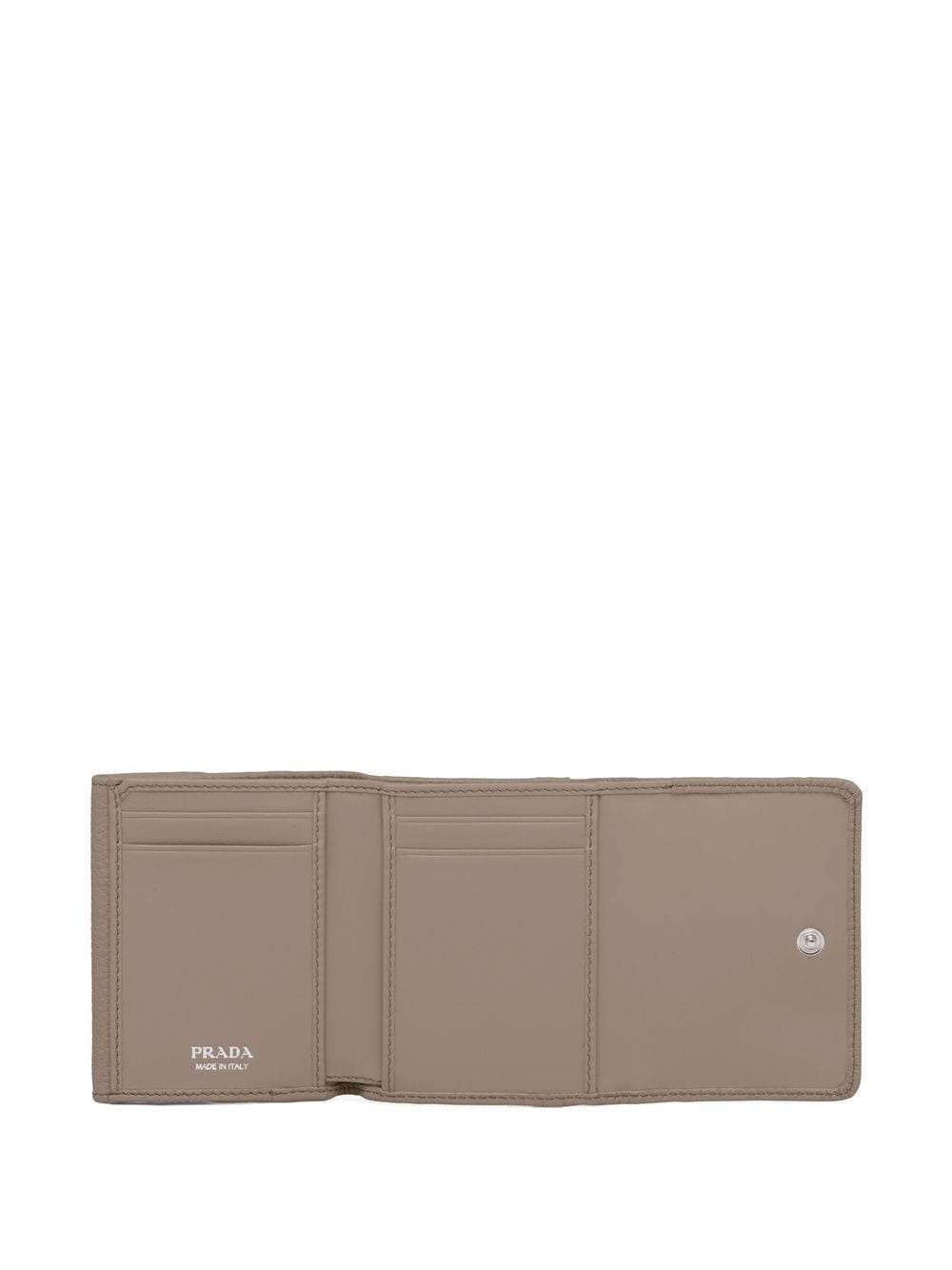 logo-lettering leather wallet - 3