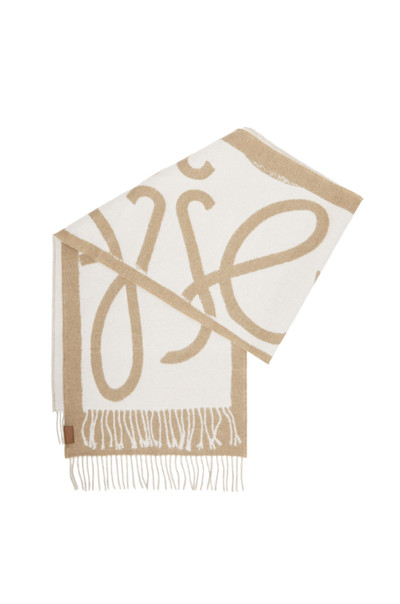 Loewe Scarf in wool and cashmere outlook