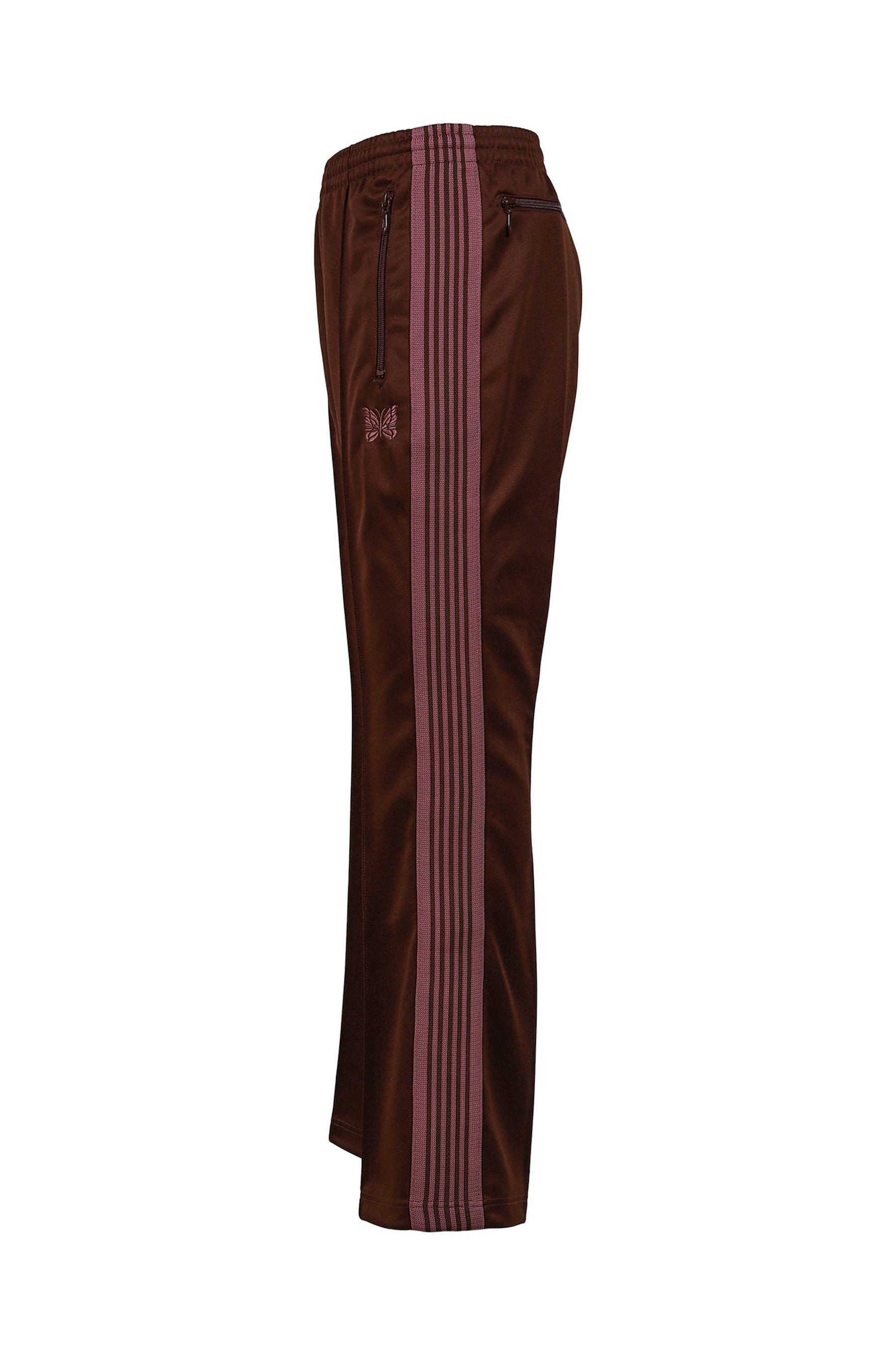 BOOT-CUT TRACK PANT - POLY SMOOTH / BRW - 9