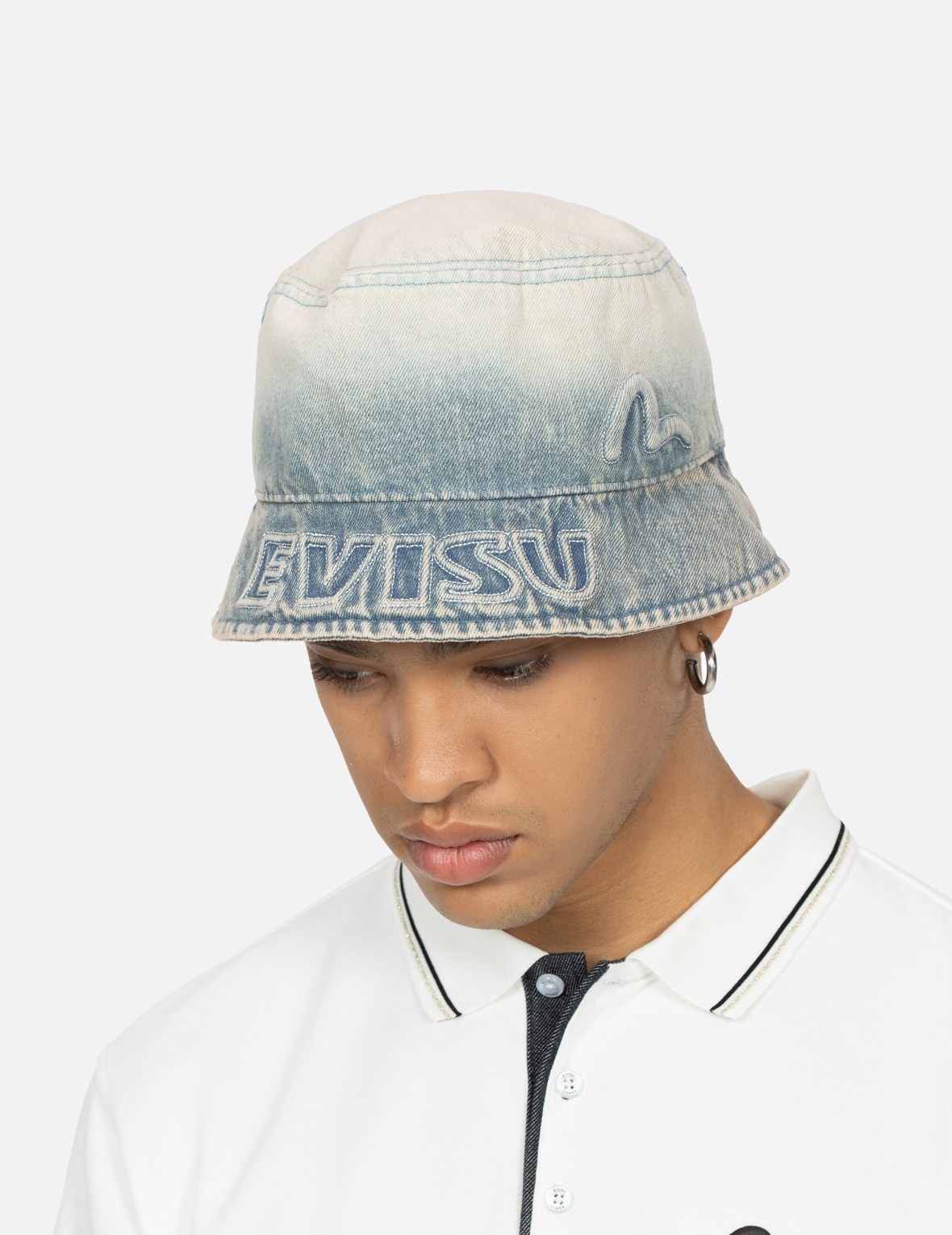 3D LOGO AND SEAGULL EMBROIDERY FISHERMAN HAT - 3