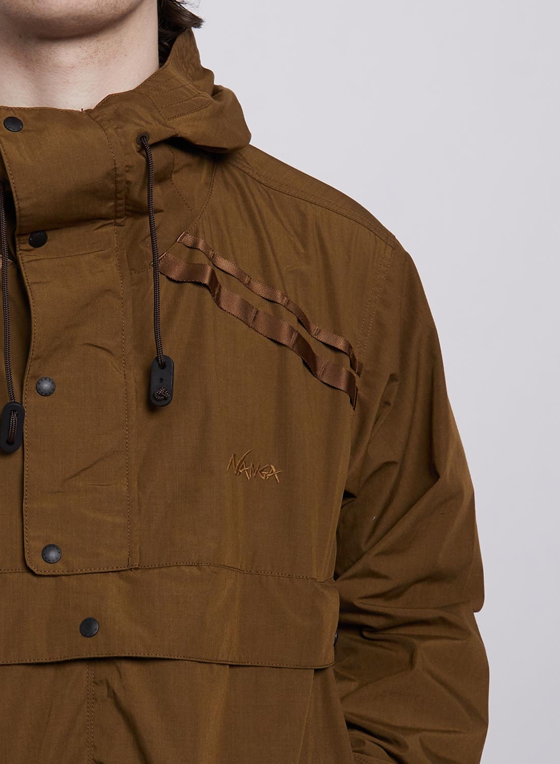 Nanga Takibi Field Anorak Parka in Coyote - 3