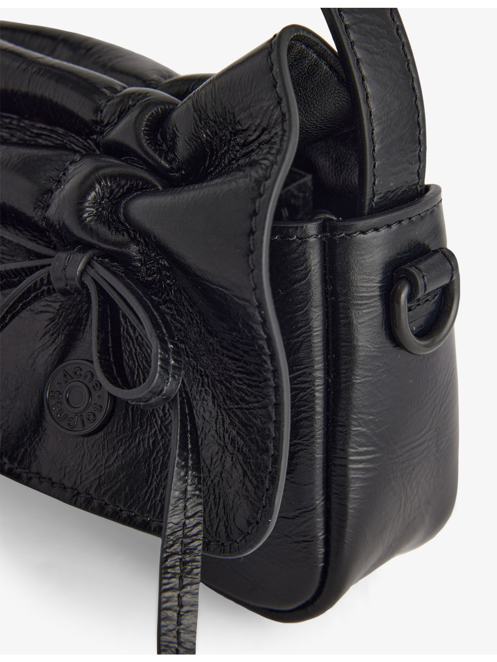 Multi-Pocket Micro Leather Cross-Body Bag - 4