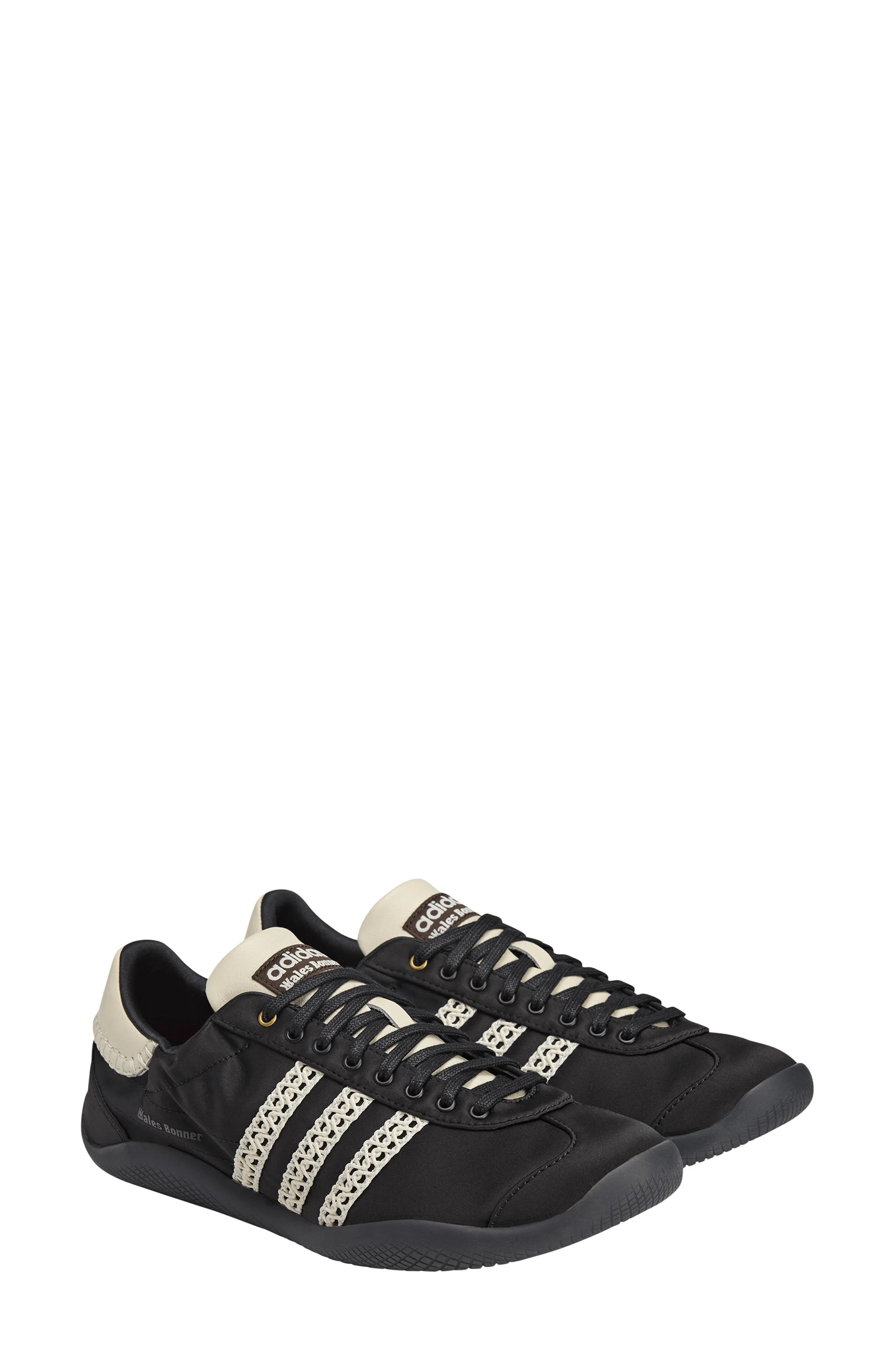 adidas x Wales Bonner Gender Inclusive Karintha Lo Sneaker in Black/Brown/Cream White at Nordstrom - 1