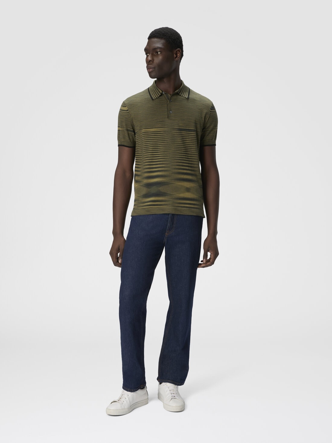 Slub cotton polo shirt - 2