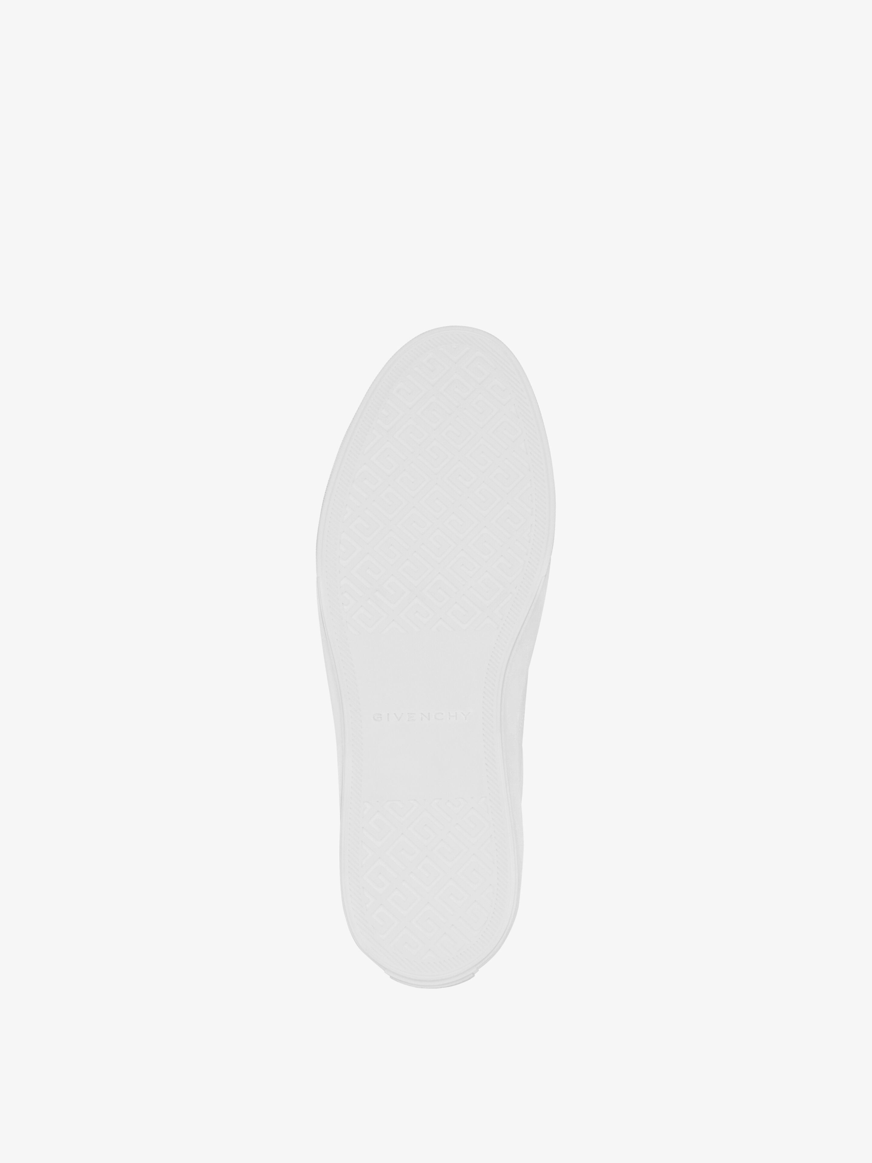 CITY SPORT SNEAKERS IN LEATHER WITH GIVENCHY STRAP - 5