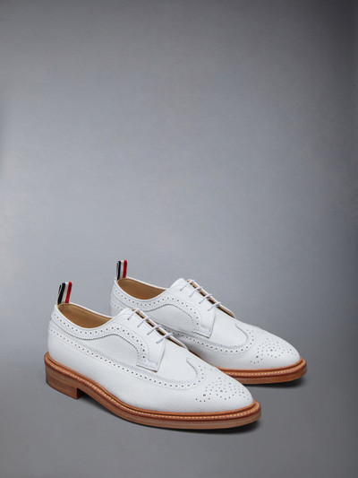 Thom Browne LONGWING BROGUE W/ LEATHER SOLE IN PEBBLE GRAIN LEATHER outlook