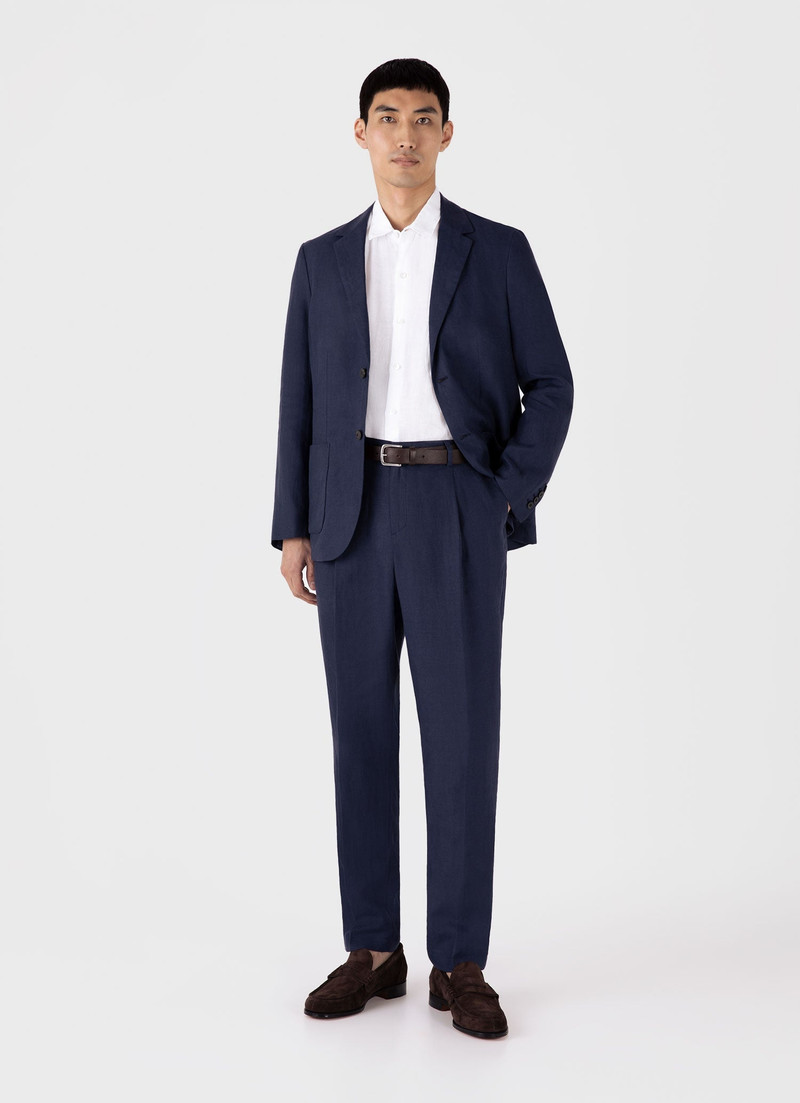 Sunspel Short Sleeve Linen Shirt outlook