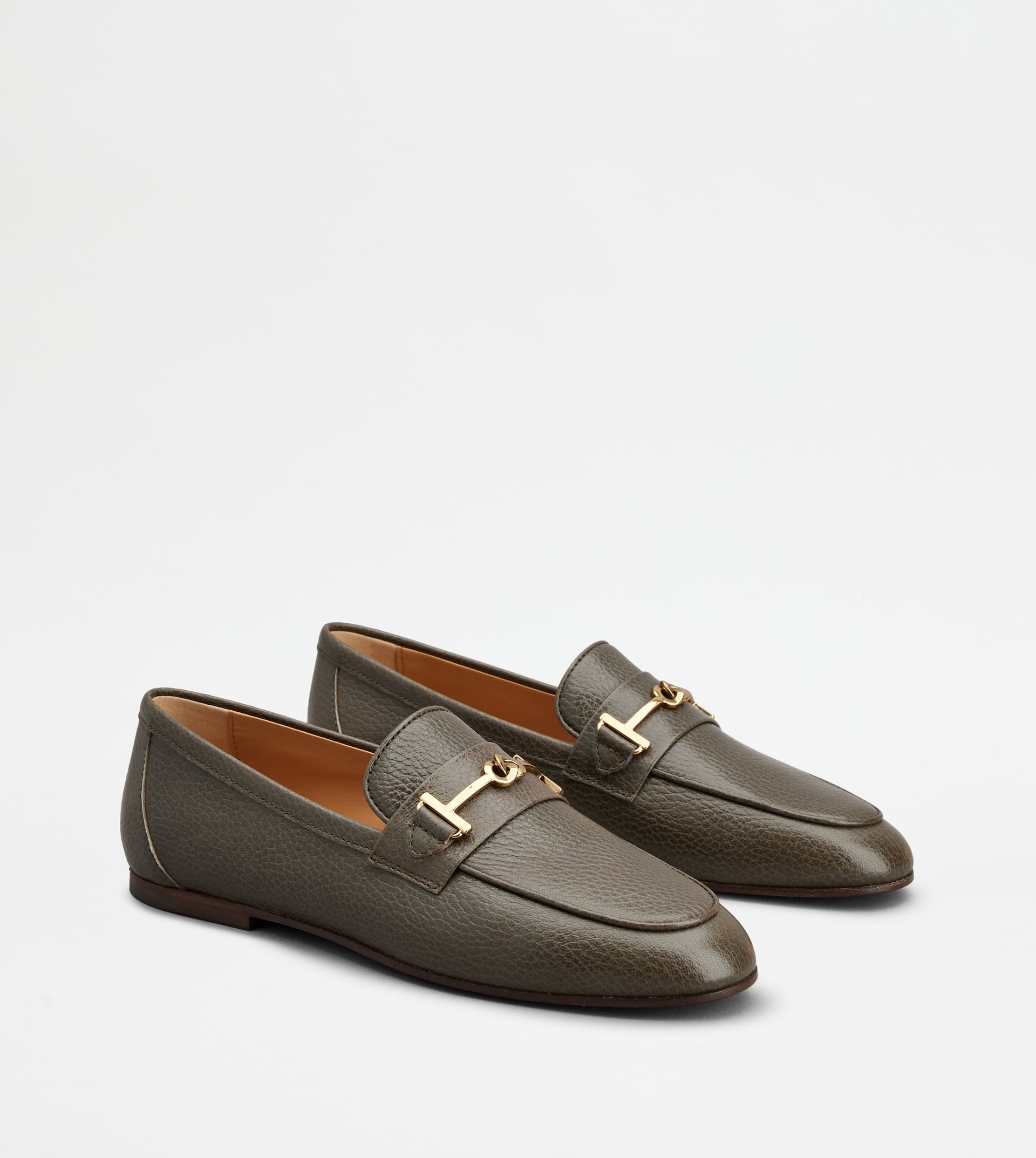 LOAFERS IN LEATHER - BROWN - 2
