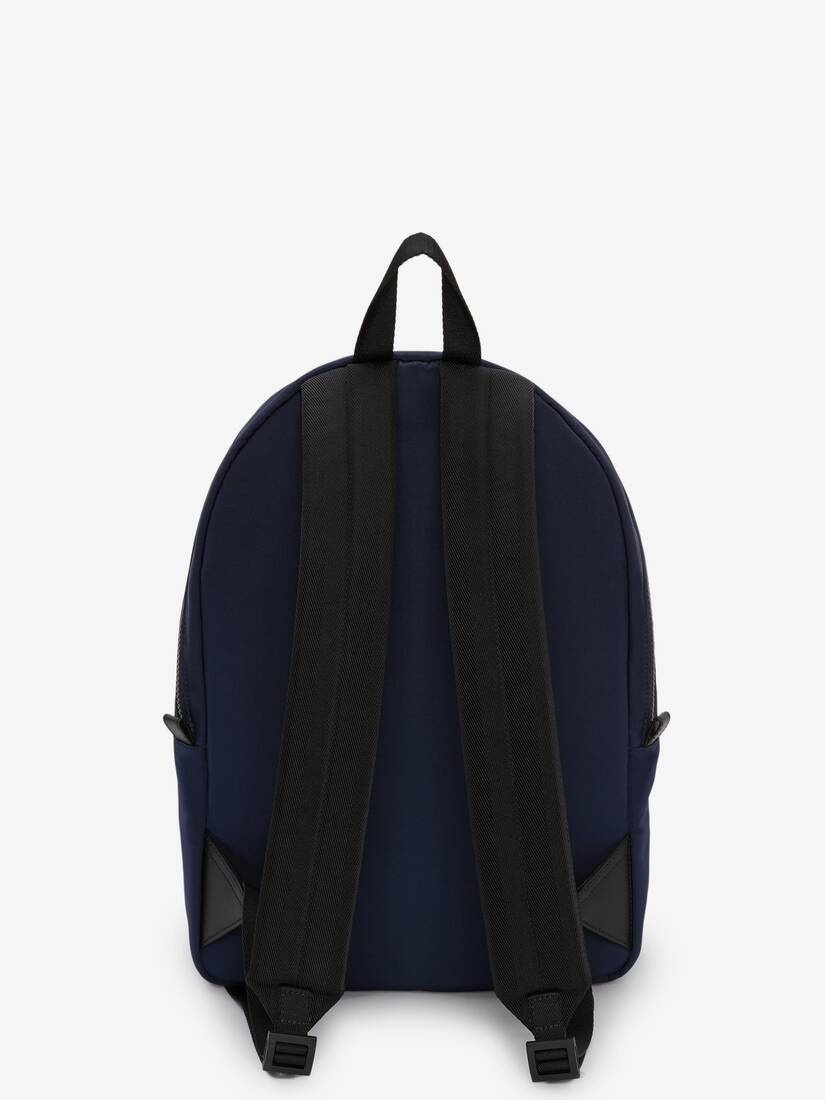 Mcqueen Graffiti Metropolitan Backpack in Navy - 3