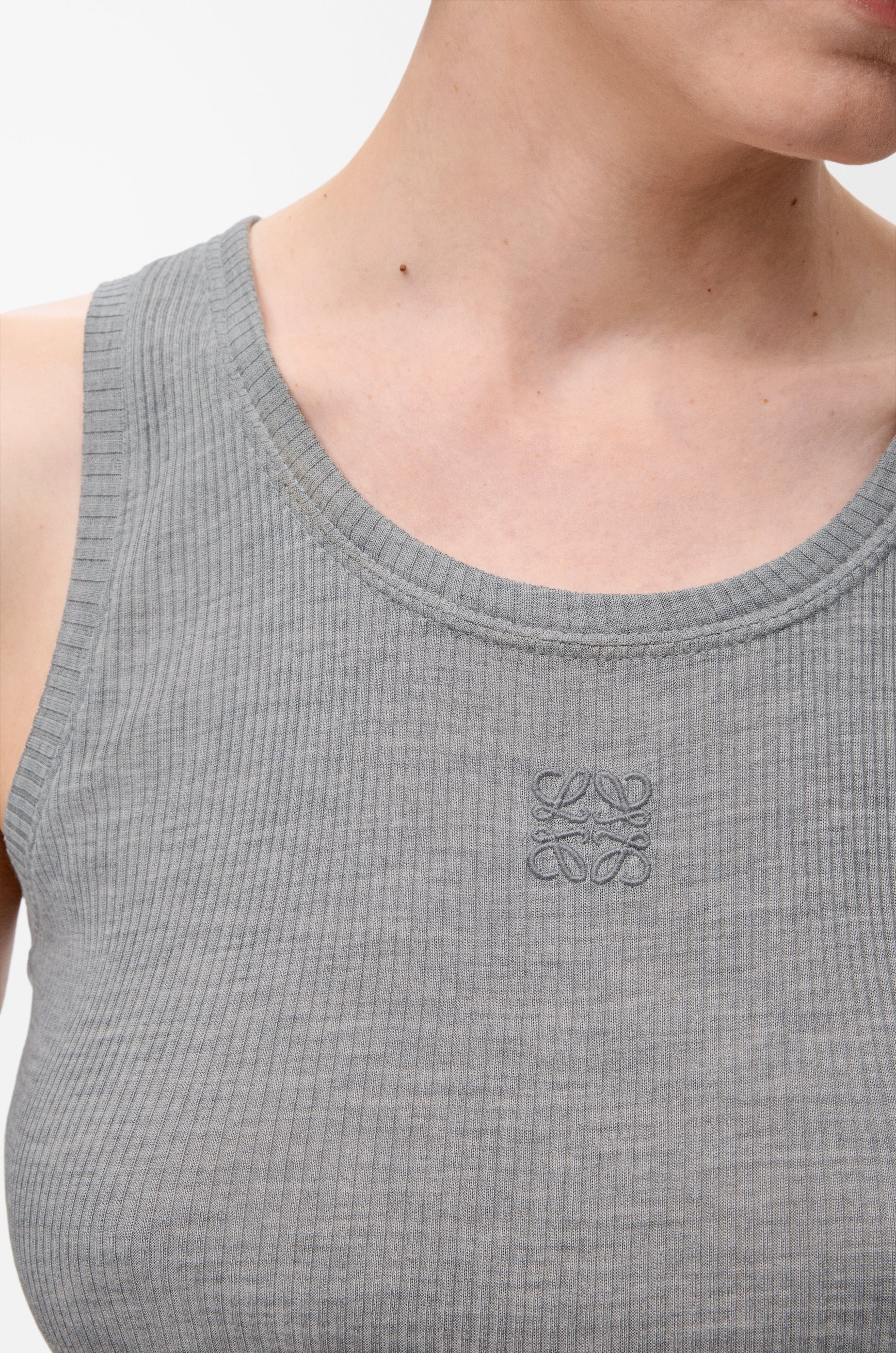 Anagram tank top in silk - 5