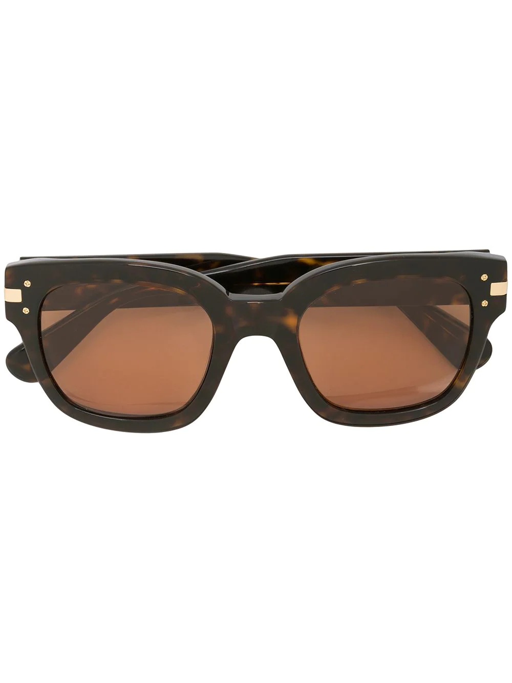 tortoiseshell square-frame sunglasses - 1