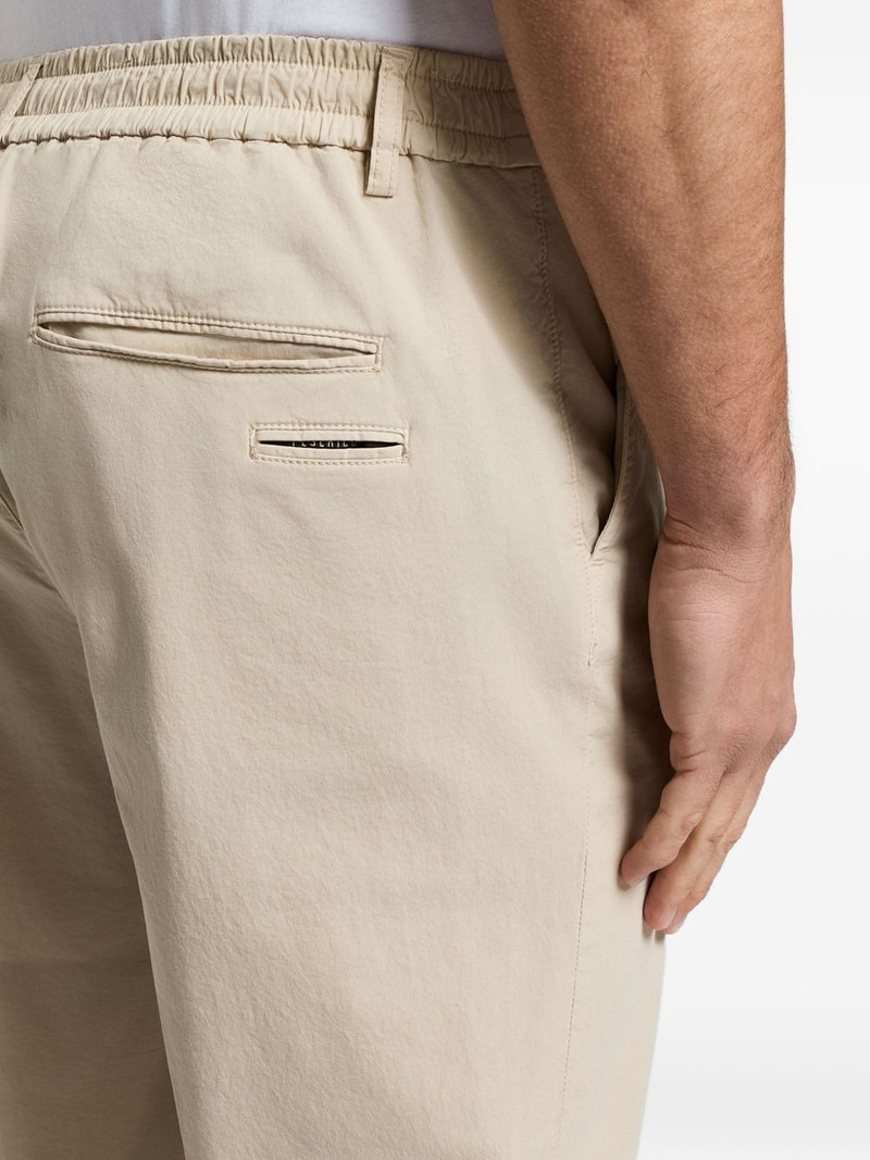 elasticated-waistband tailored trousers 4