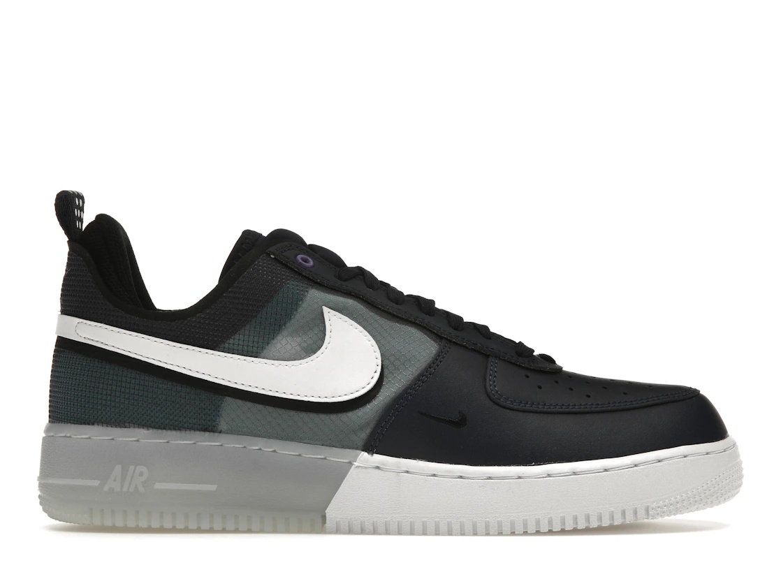 Nike Air Force 1 Low React Midnight Navy Teal - 1