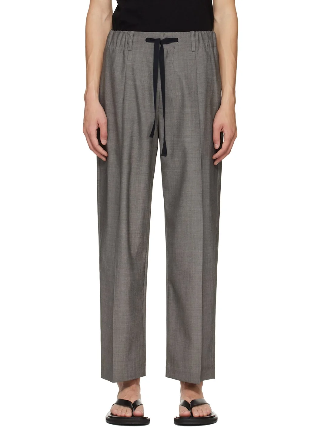 Gray Noam Trousers - 1