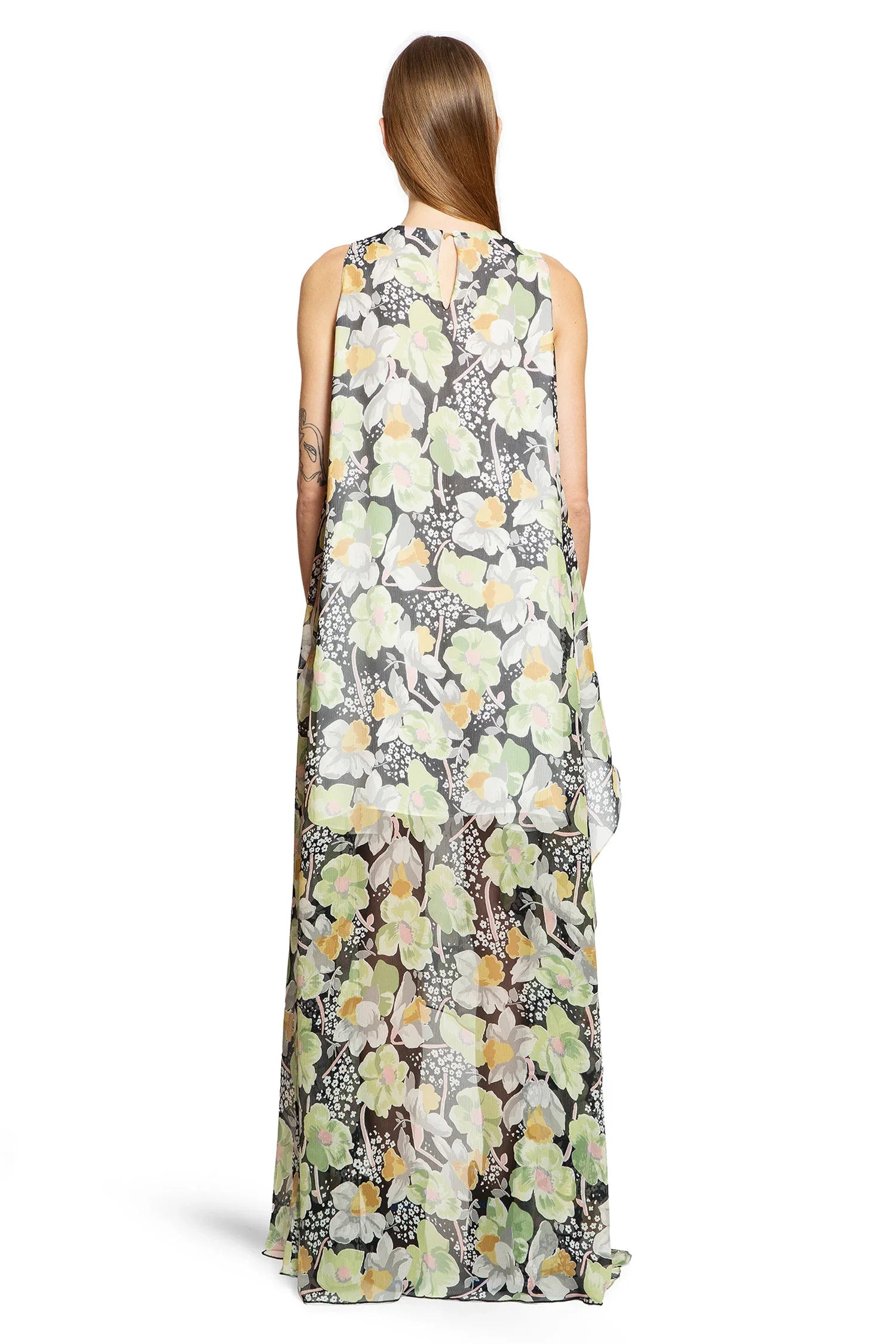 Asymmetric-Dress-In-Silk - 3