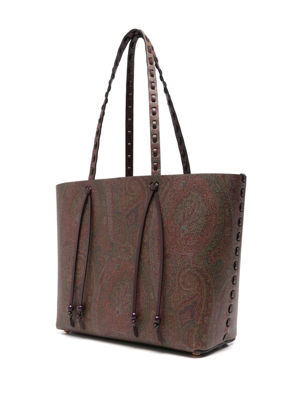 paisley-jacquard shoulder bag - 3