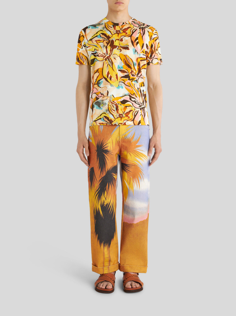 Etro MAXI FLORAL PRINT T-SHIRT outlook