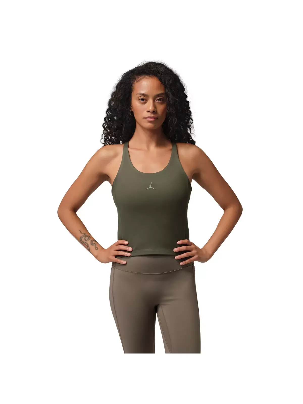 Women's Sport Dri-FIT Practice Tank Top -Green - 1