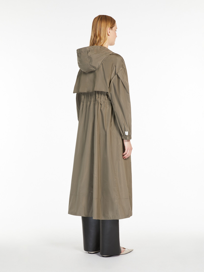 TEODORO Long, water-repellent taffeta parka 4