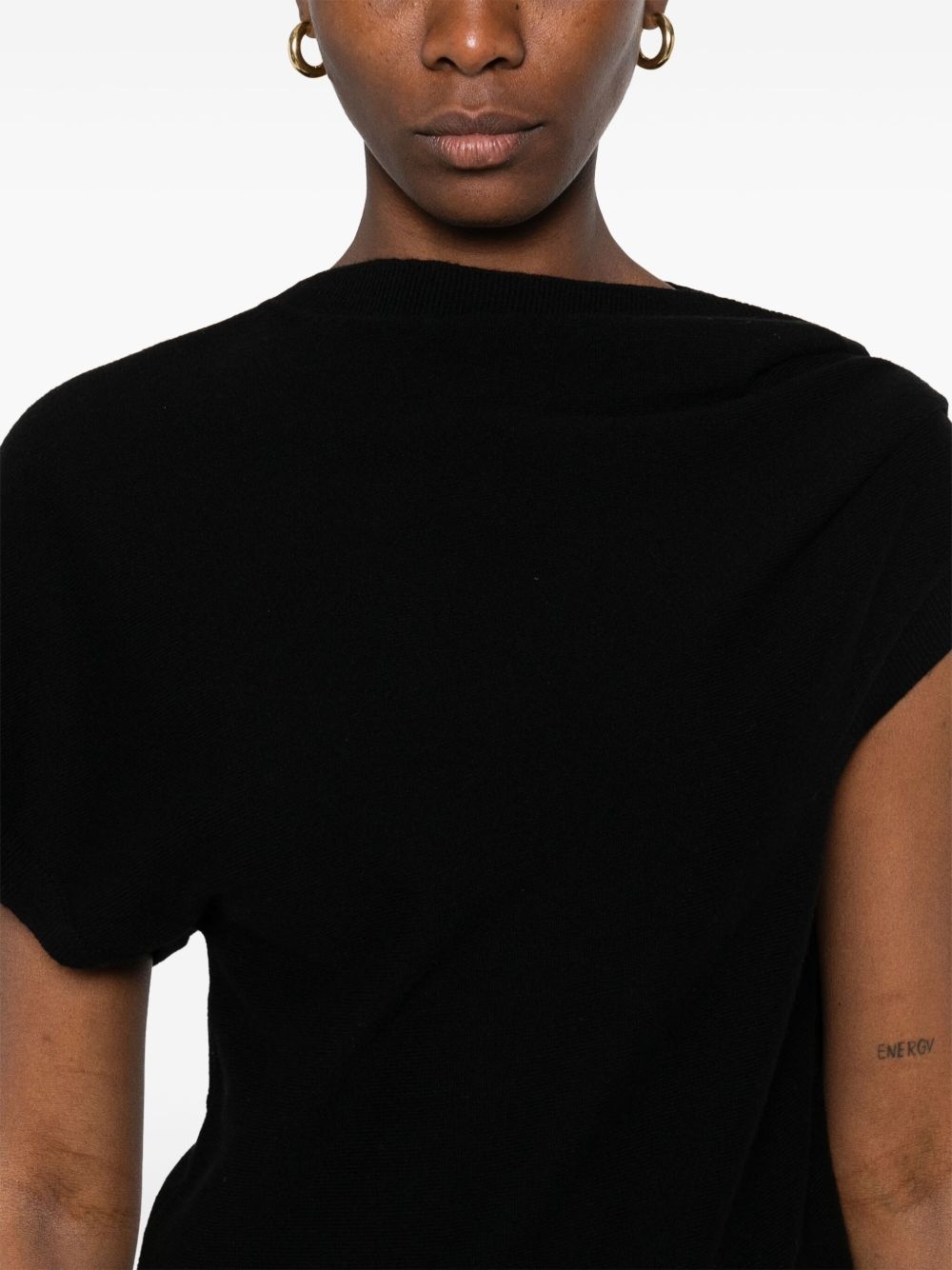 deconstructed knitted top - 5