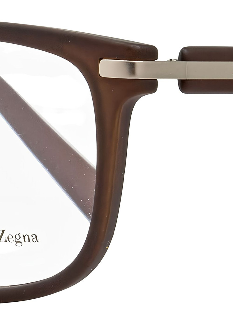 ZEGNA round-shape metal-accent glasses outlook