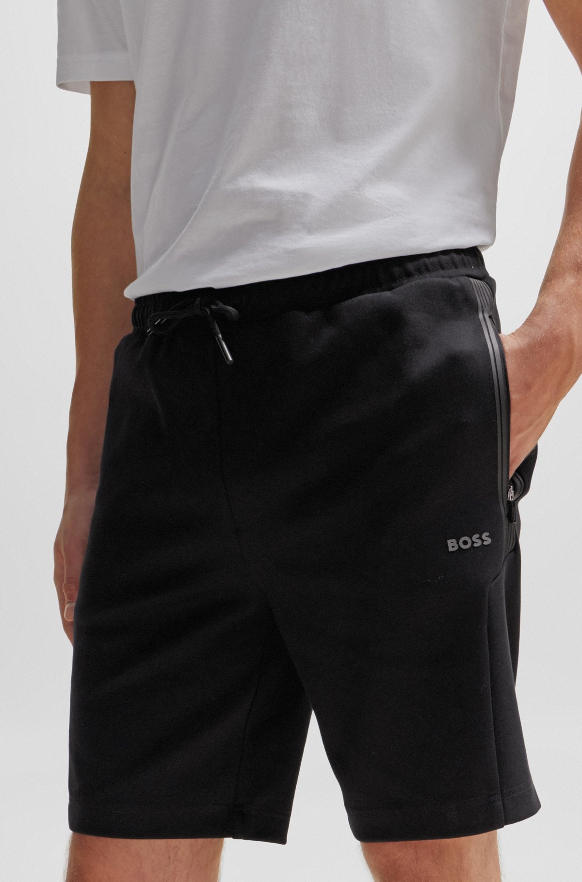 SHORTS WITH LOGO PRINT - 3