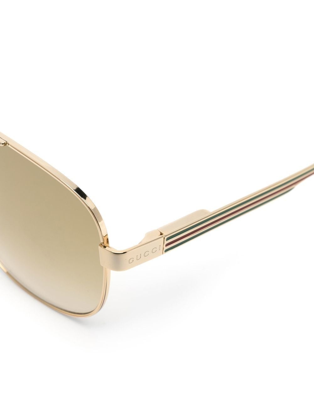 logo-engrave pilot-frame sunglasses - 3