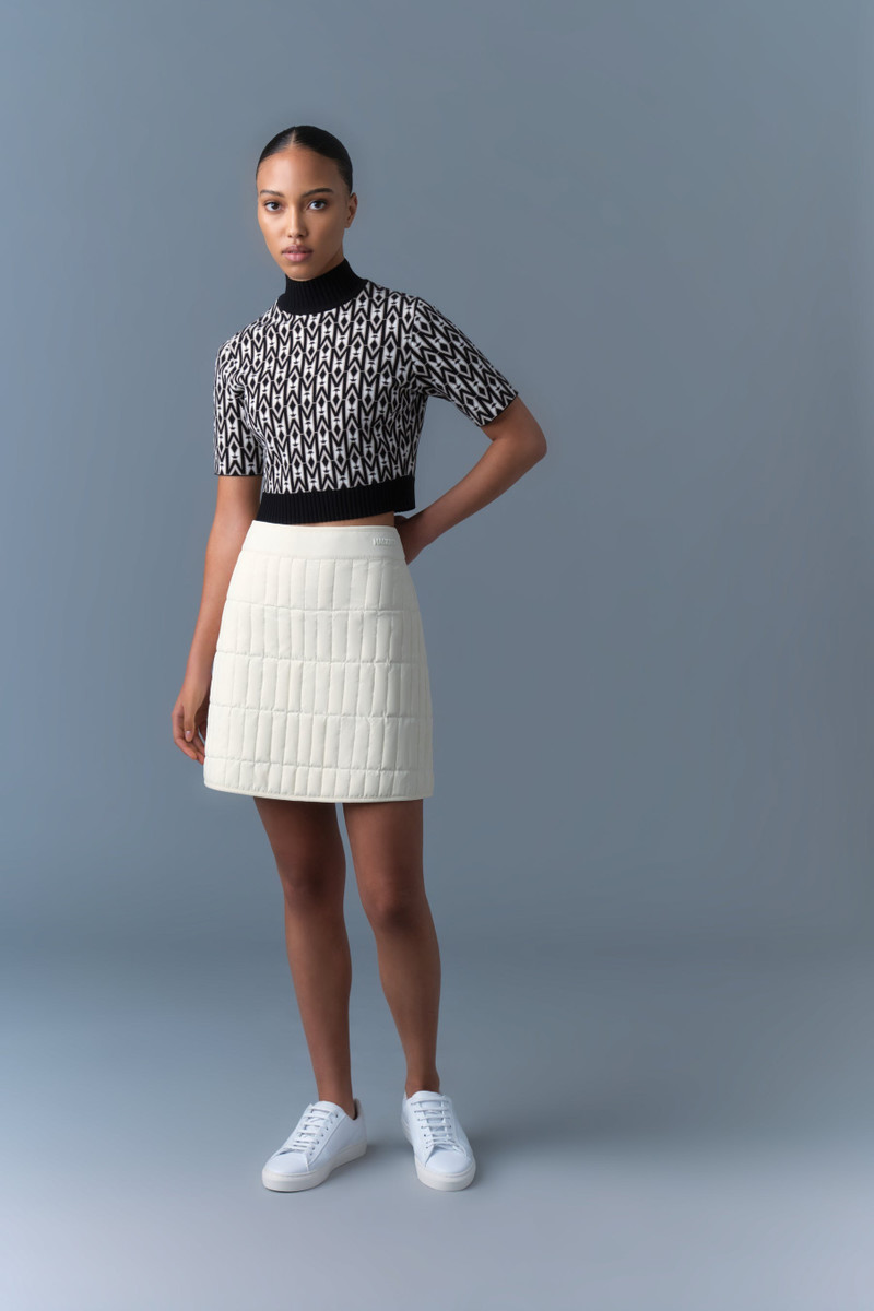 MACKAGE CAIA-MG Jacquard Monogram Knit Top outlook