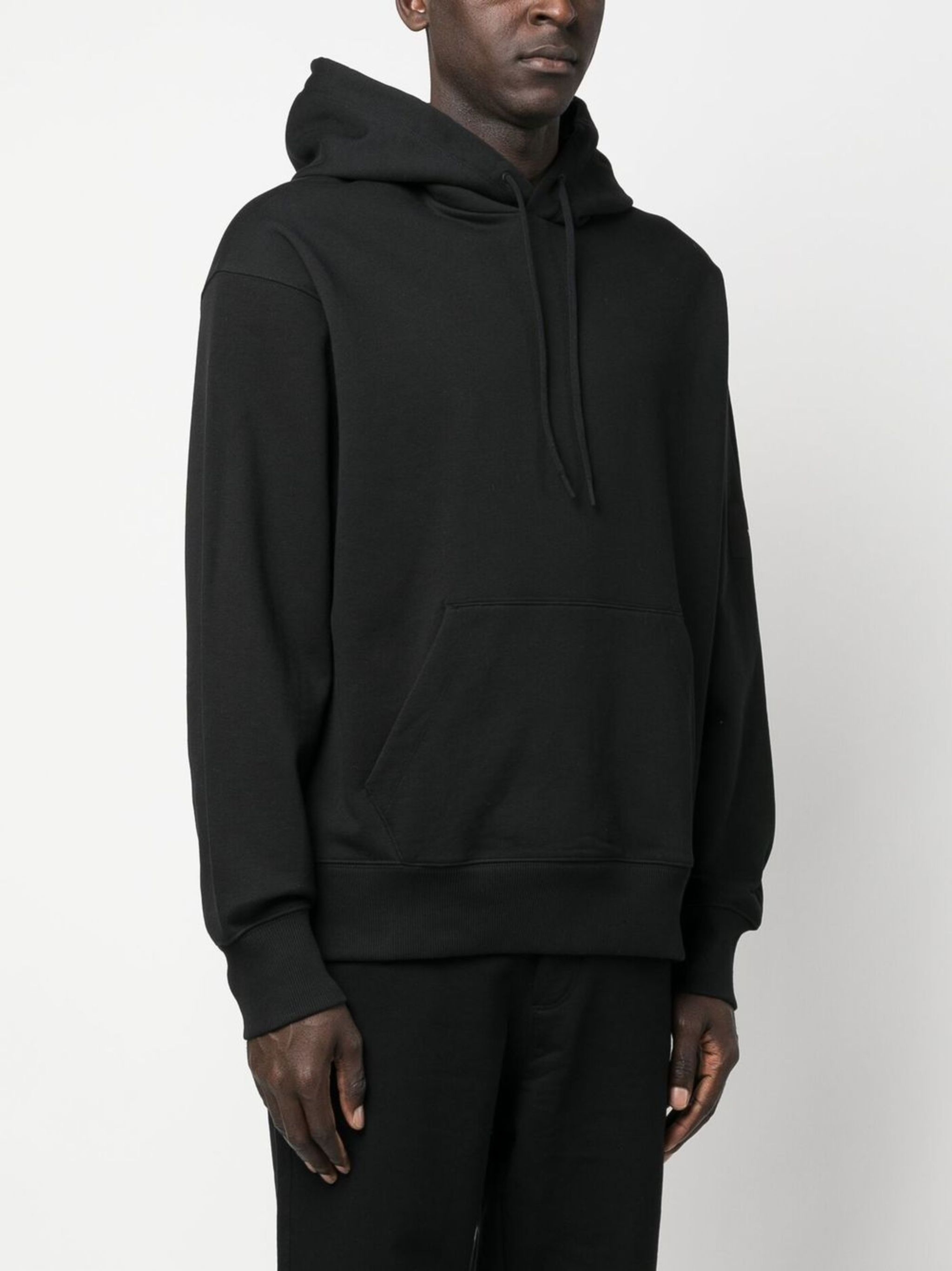 drop-shoulder drawstring hoodie - 4