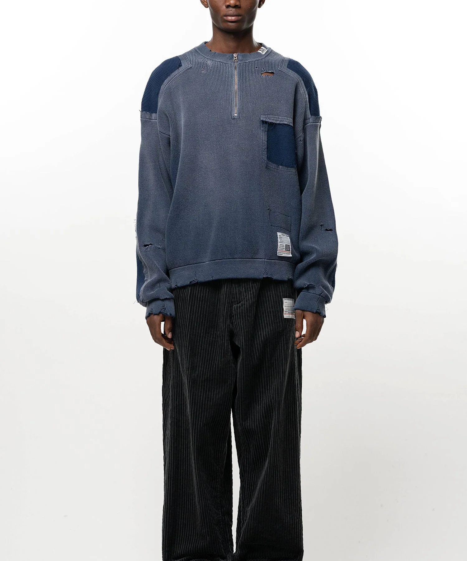 Sun Faded Like Knit Sweater - 1