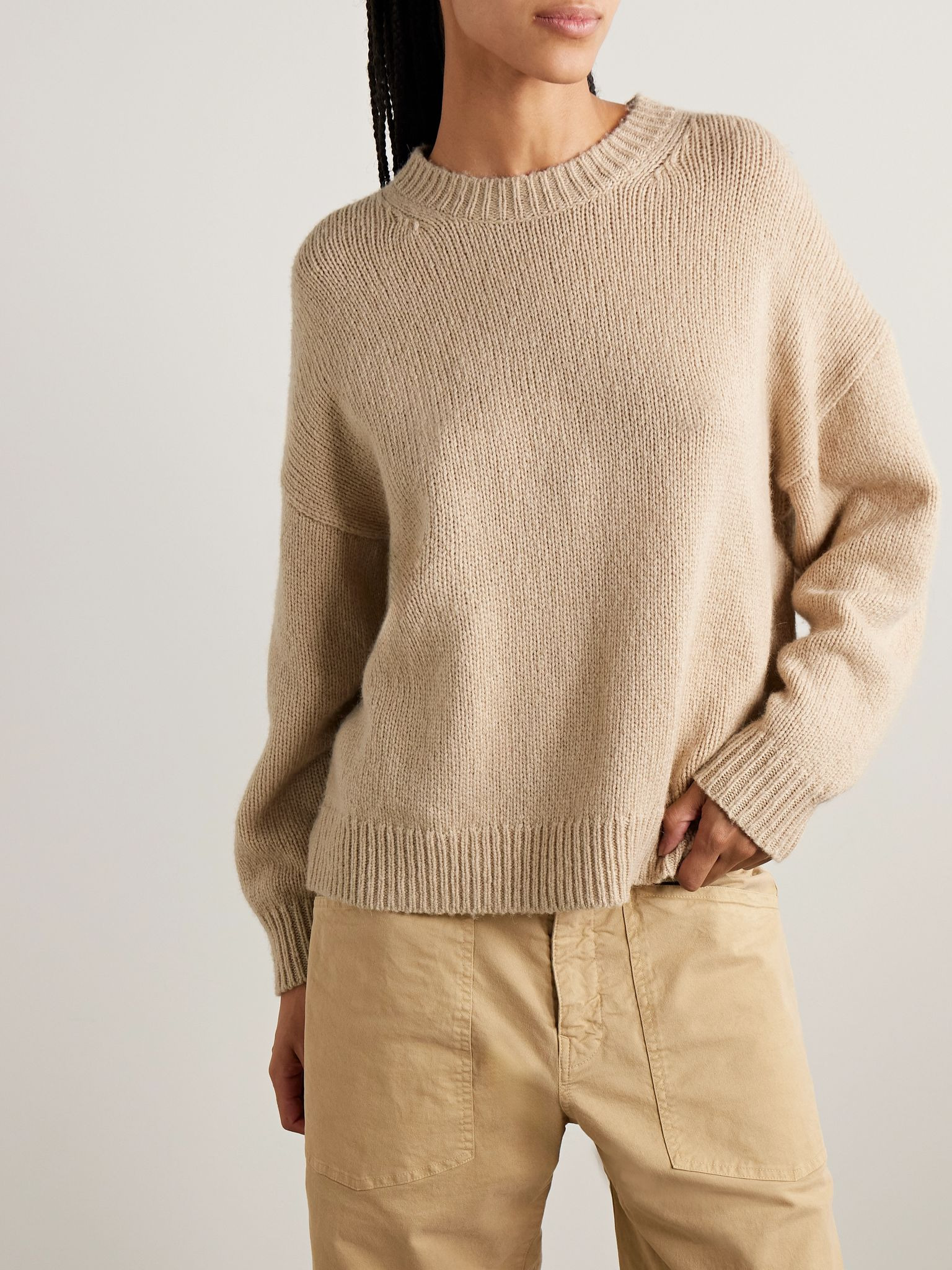 Chassy camel hair sweater Beige - 3