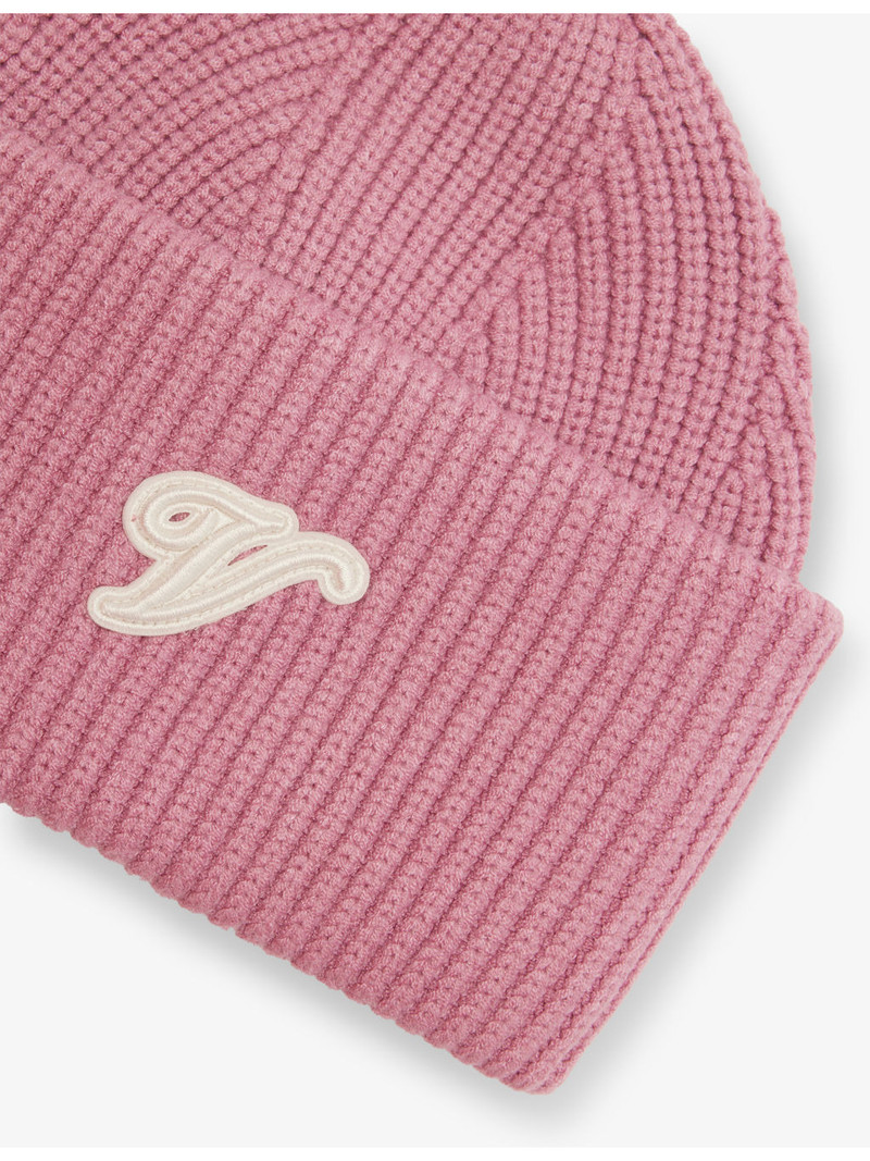 VARLEY Carly Logo-Patch Rib-Knit Beanie outlook