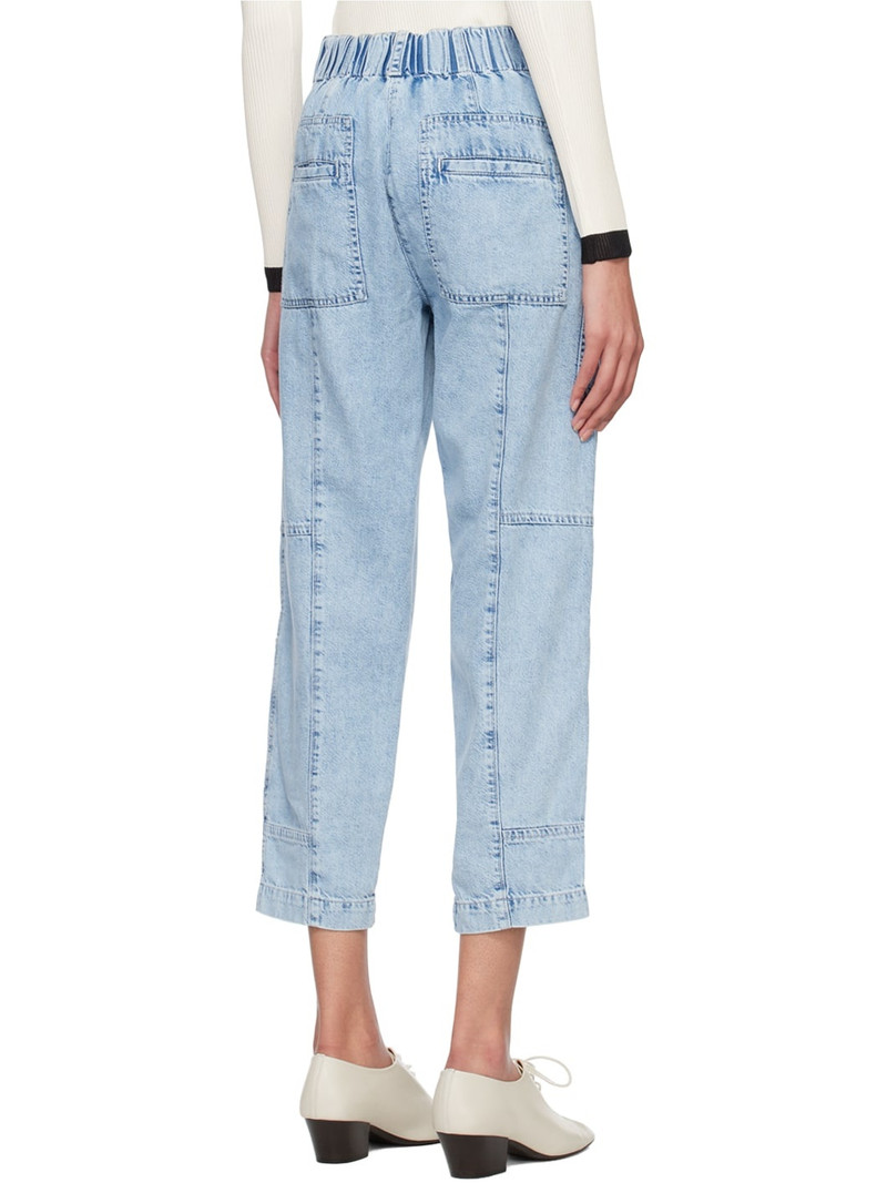 Blue Proenza Schouler White Label Straight-Leg Trousers 3