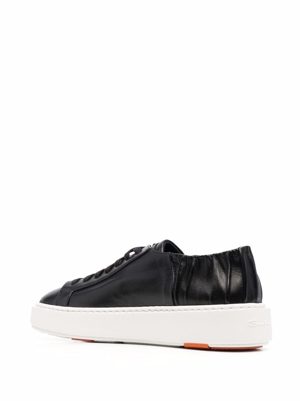 ruched detail low-top sneakers - 3