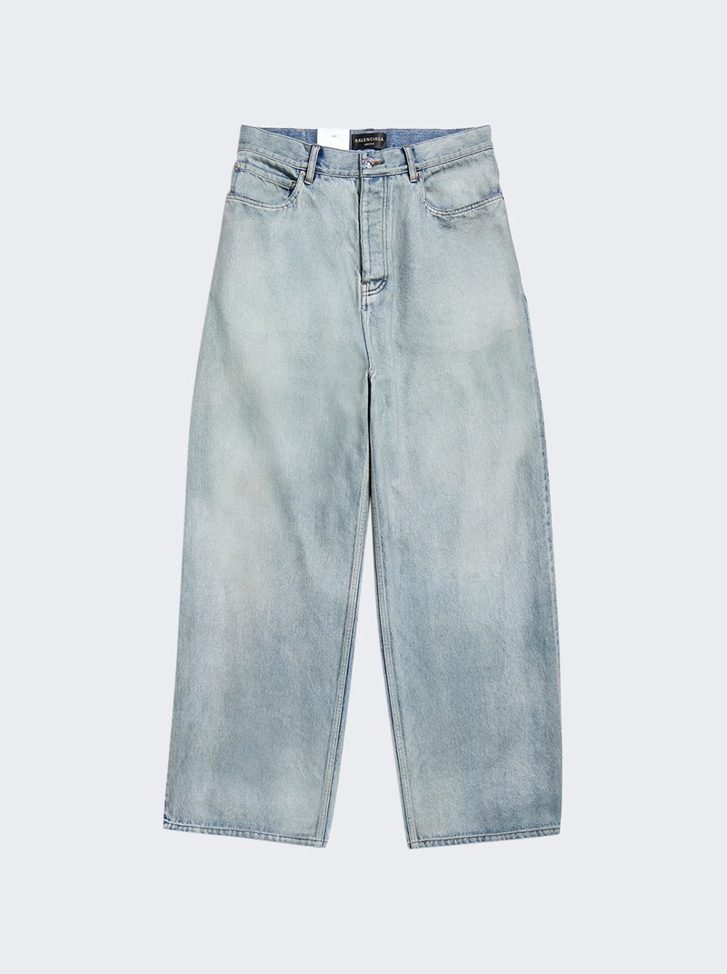 Denim Size Sticker mid-rise wide-leg jeans - 1
