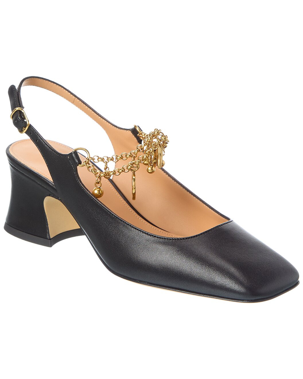 Chloé Charms Leather Pump - 1