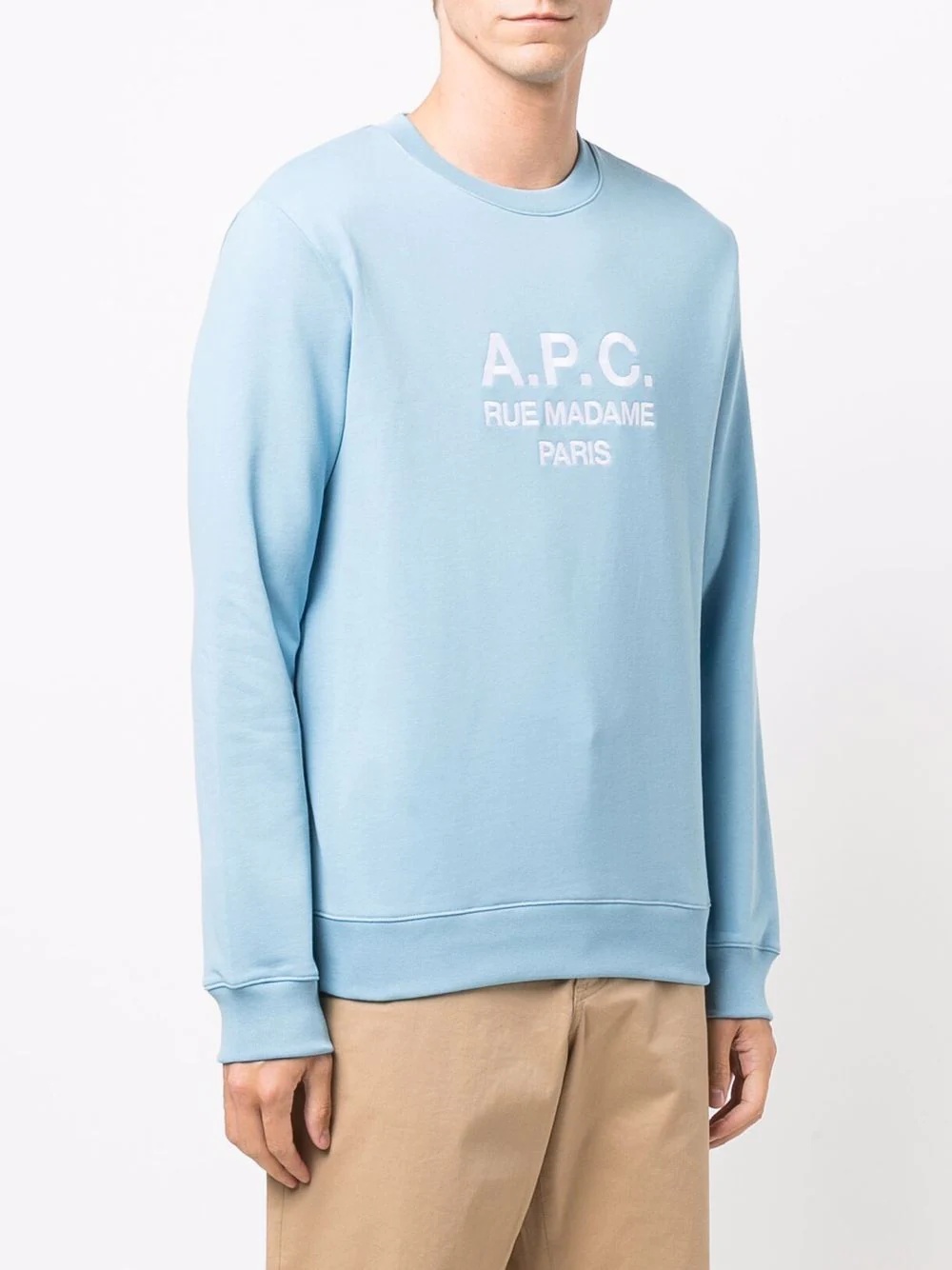 logo-print crewneck sweatshirt - 3