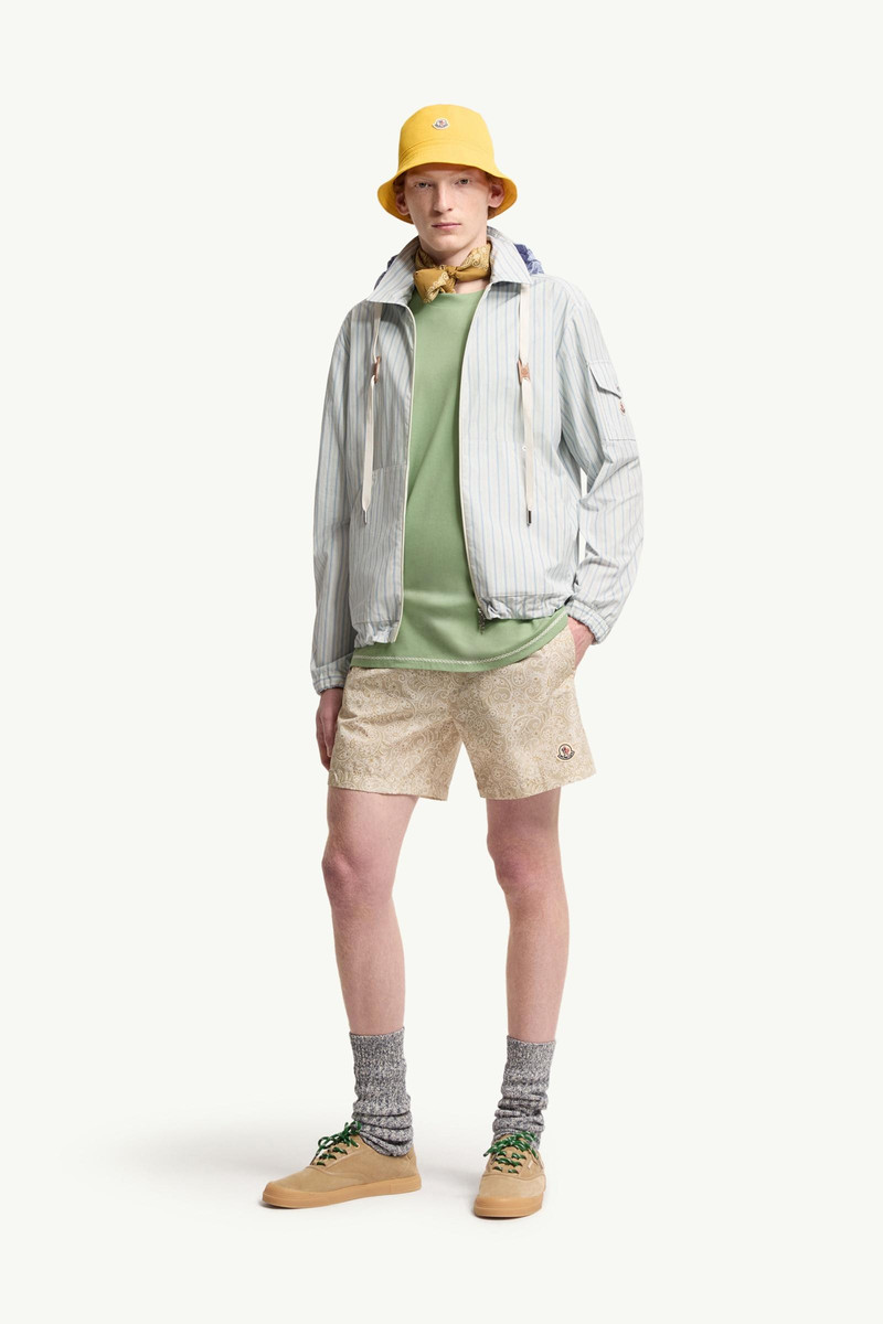 Moncler Havas Striped Poplin Shirt Jacket outlook
