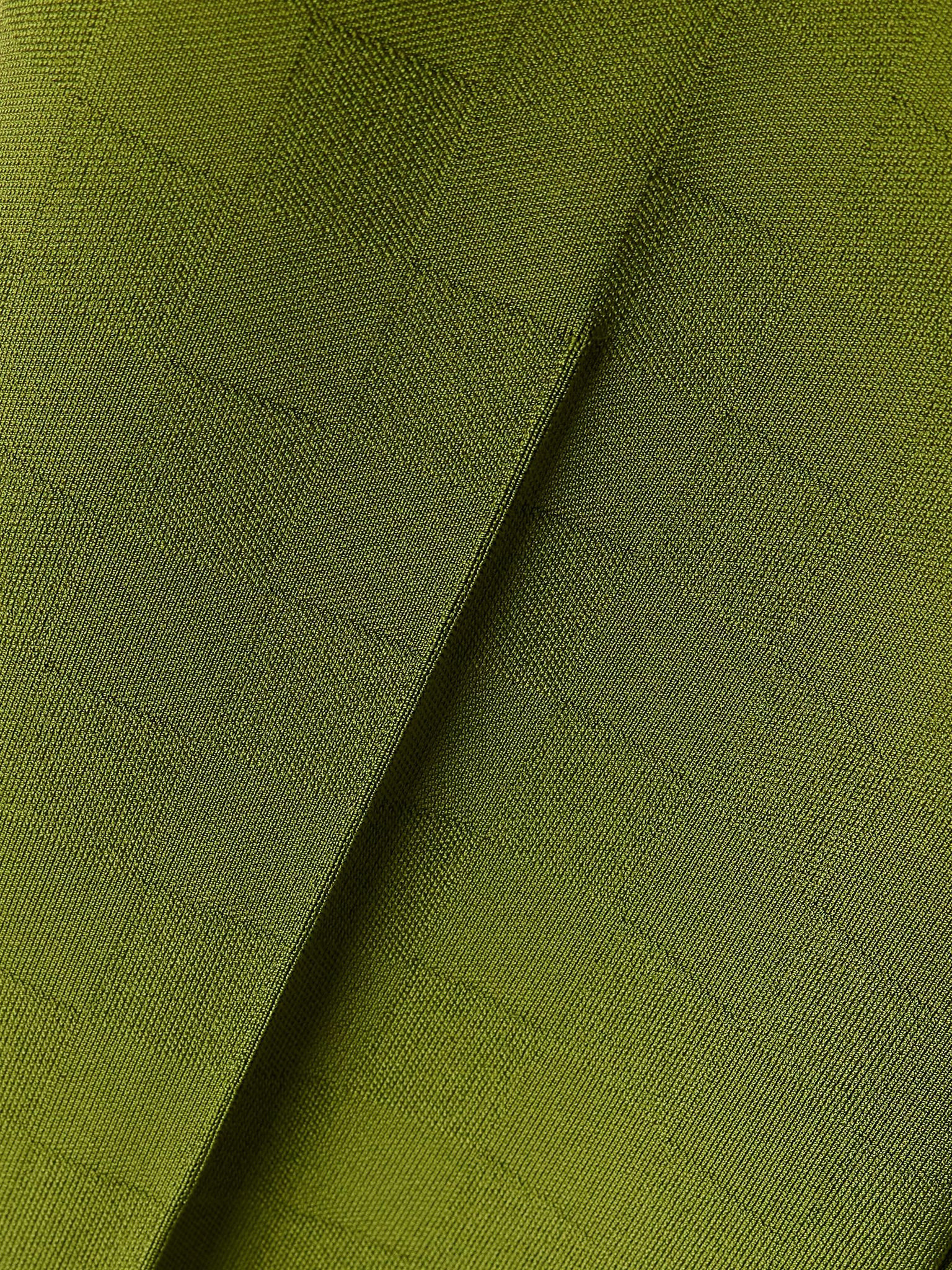 NSFW Jules checked jacquard-knit slim-leg pants Green - 4