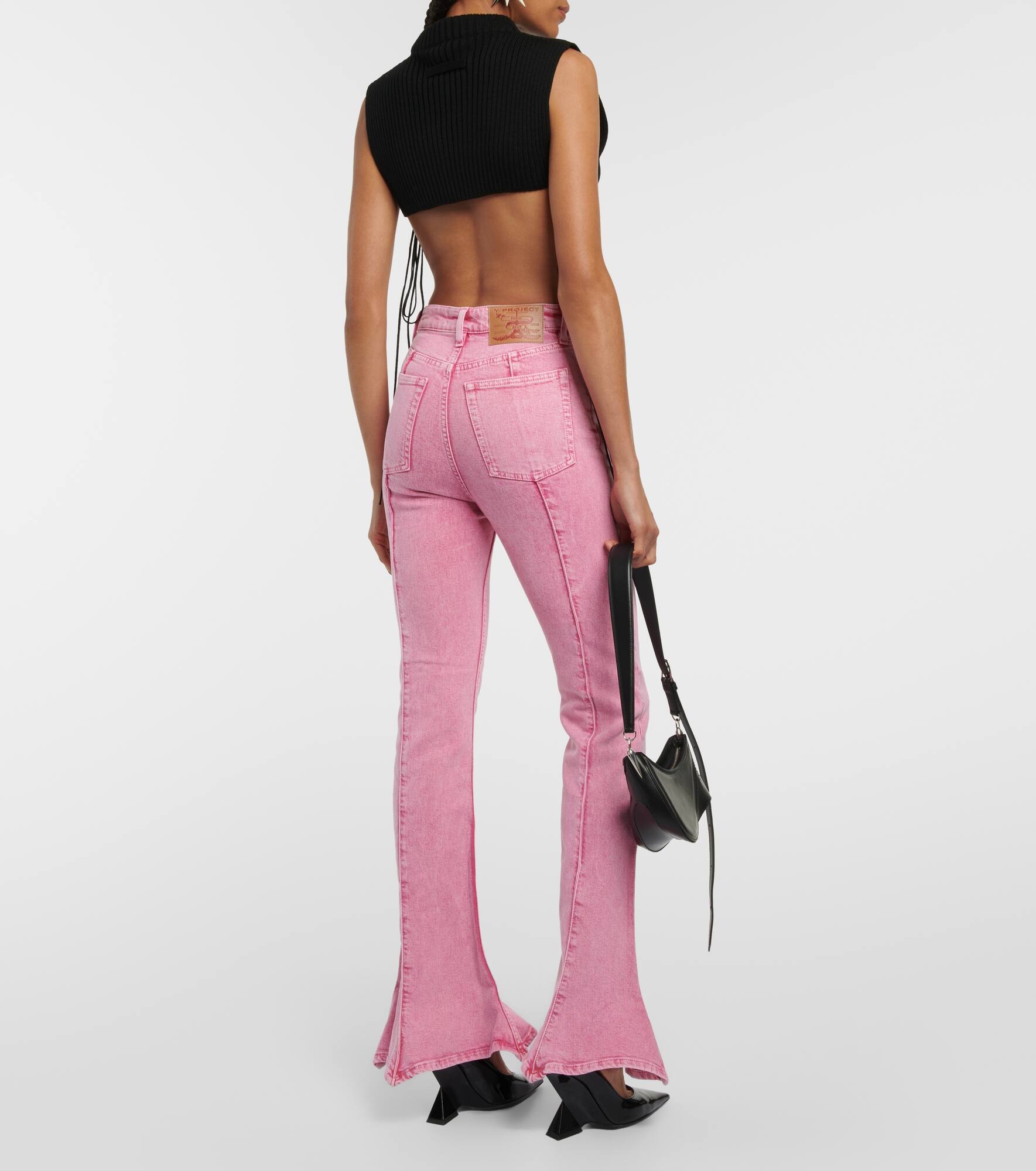 Trumpet pants in yellow - Y Project | Mytheresa