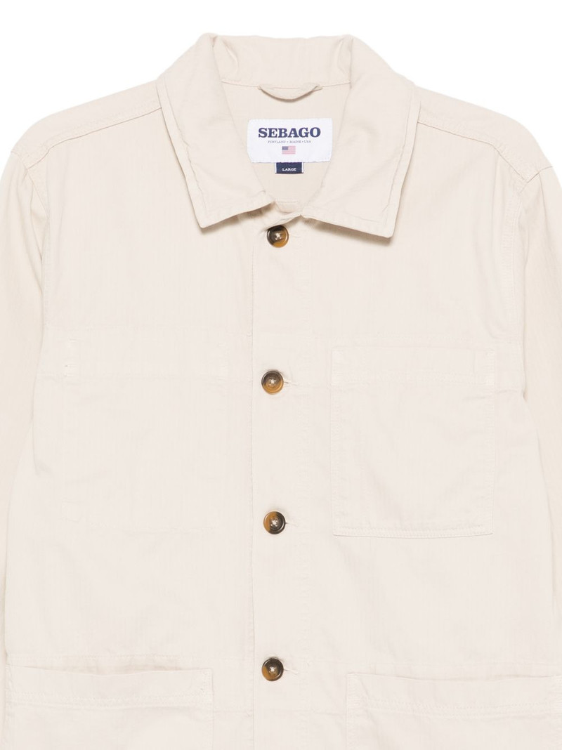 SEBAGO button beige shirt outlook