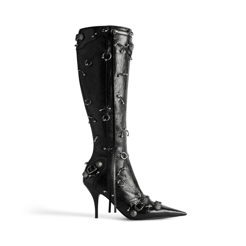Women's Cagole 90mm Boot With Piercings  in Black 1