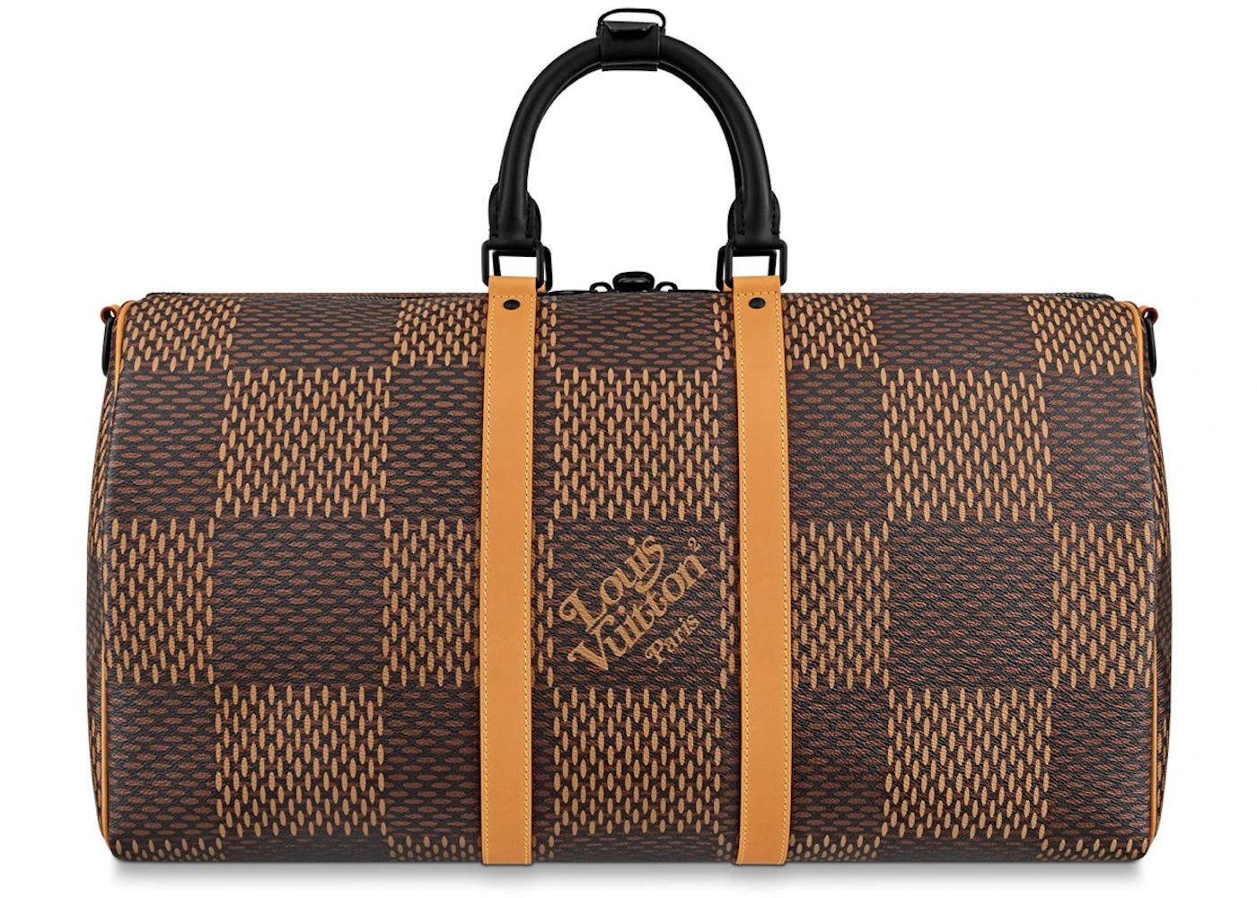 Louis Vuitton x Nigo Keepall Bandouliere Damier Ebene Giant 50 Brown - 2