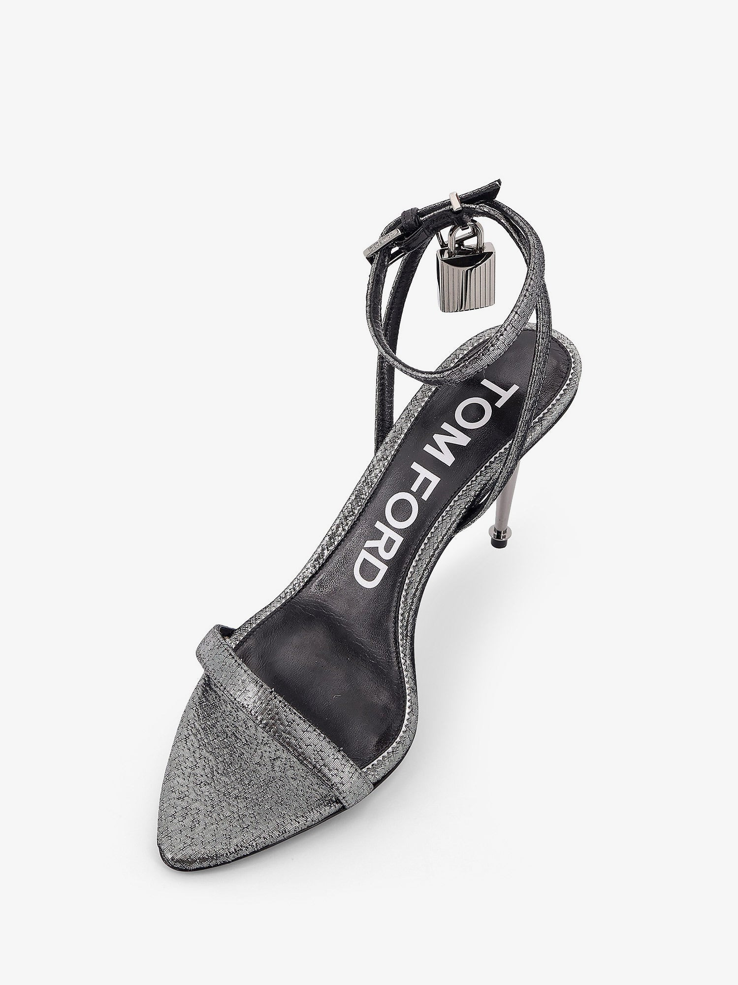LAMINATED HEELED SANDALS WITH LAMINATED EFFECT - 4