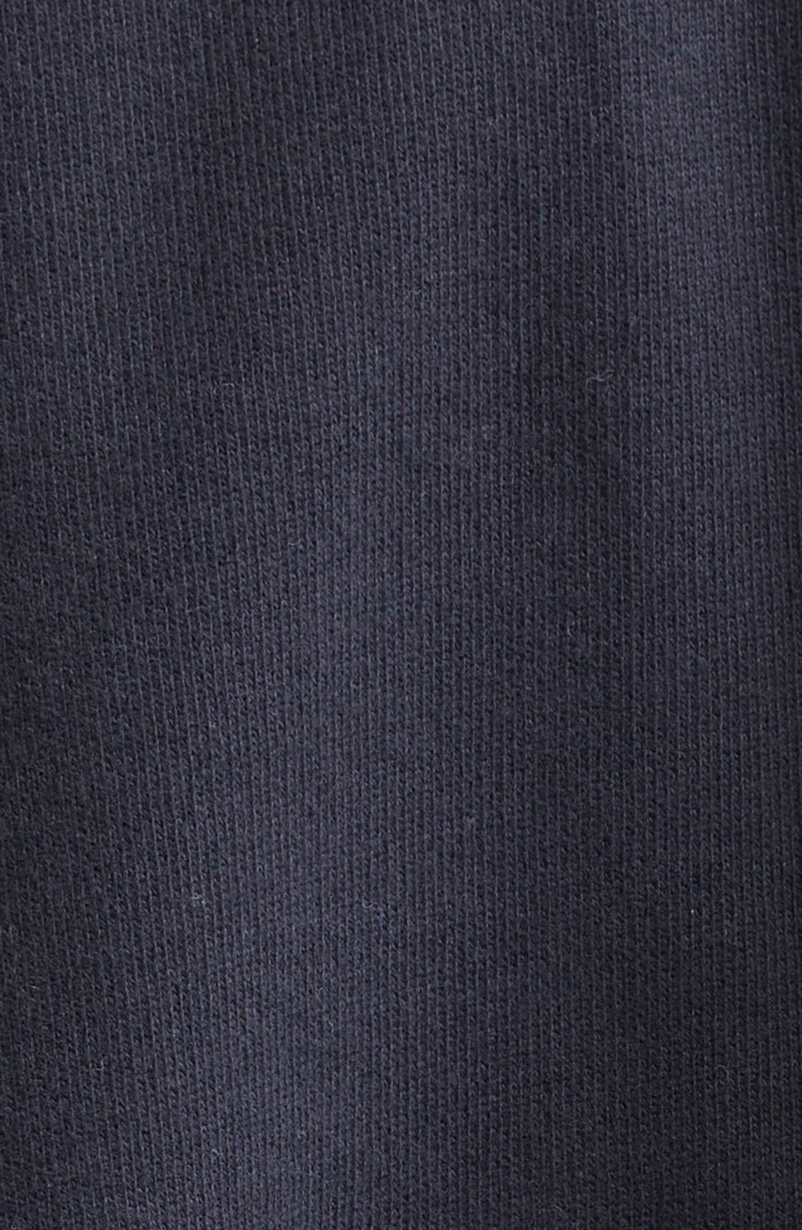 Moncler Zip Crop Cotton Cardigan in Blue at Nordstrom - 7